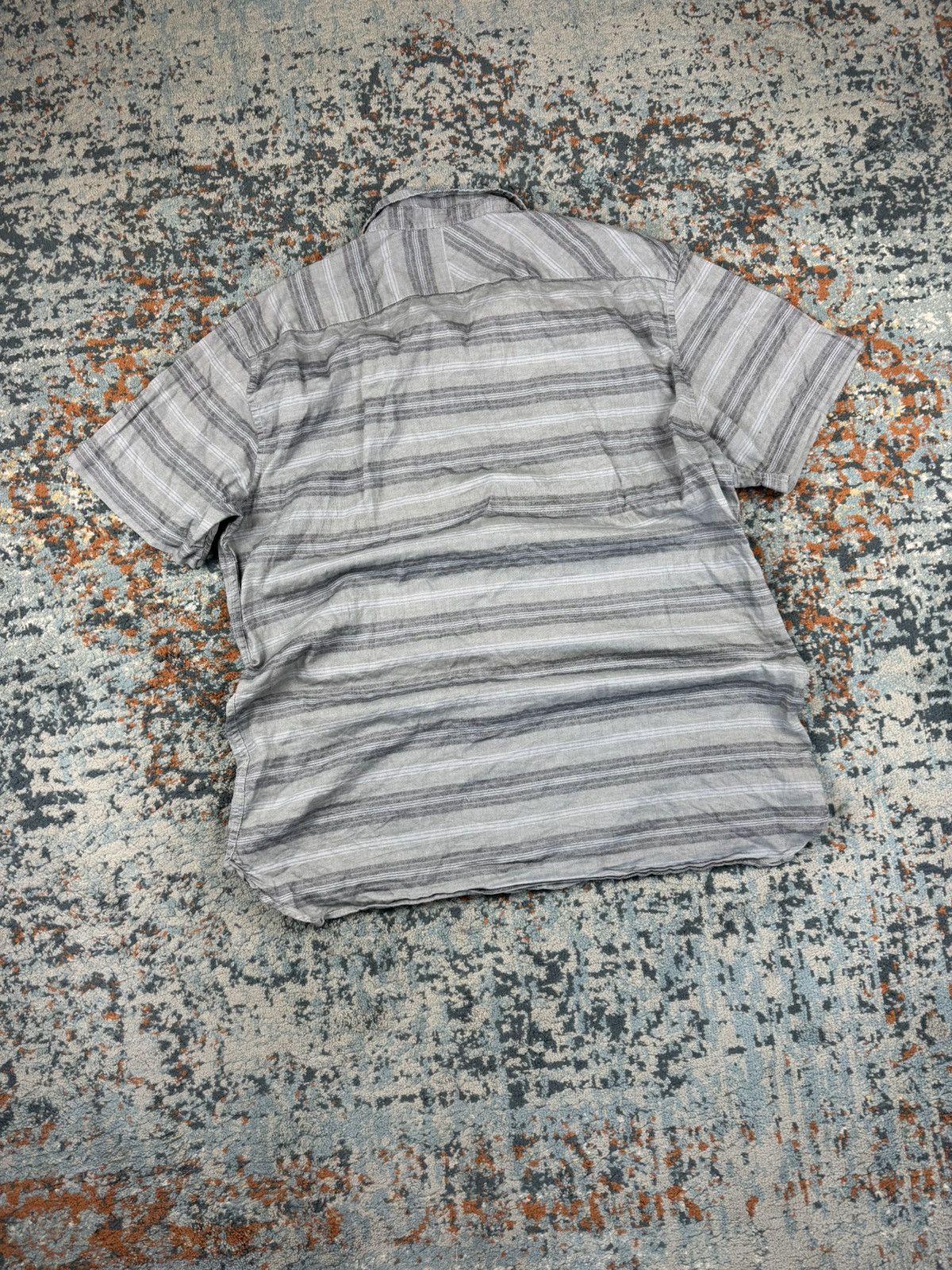 Quiksilver Vintage Y2K Quiksilver striped surfing short sleeve shirt Size US XXL / EU 58 / 5 - 2 Thumbnail