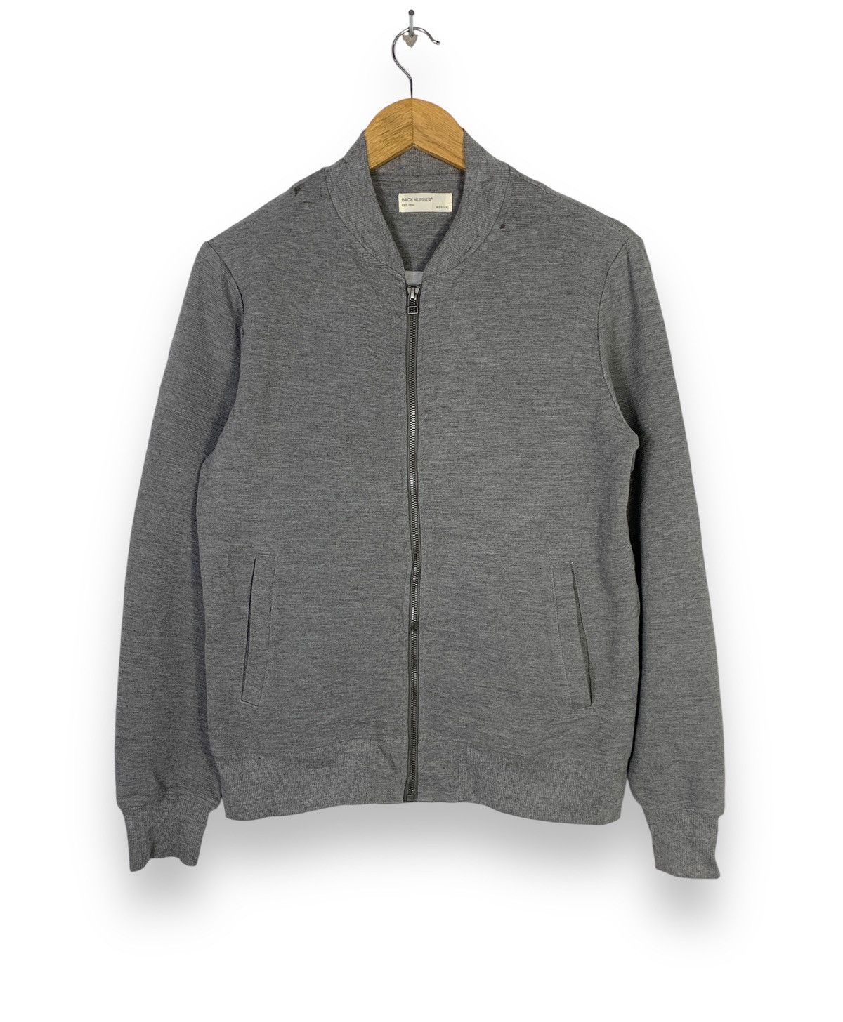 Japanese Brand × Vintage Vintage Authentic zipper Back Number Sweatshirt Size US M / EU 48-50 / 2 - 1 Thumbnail