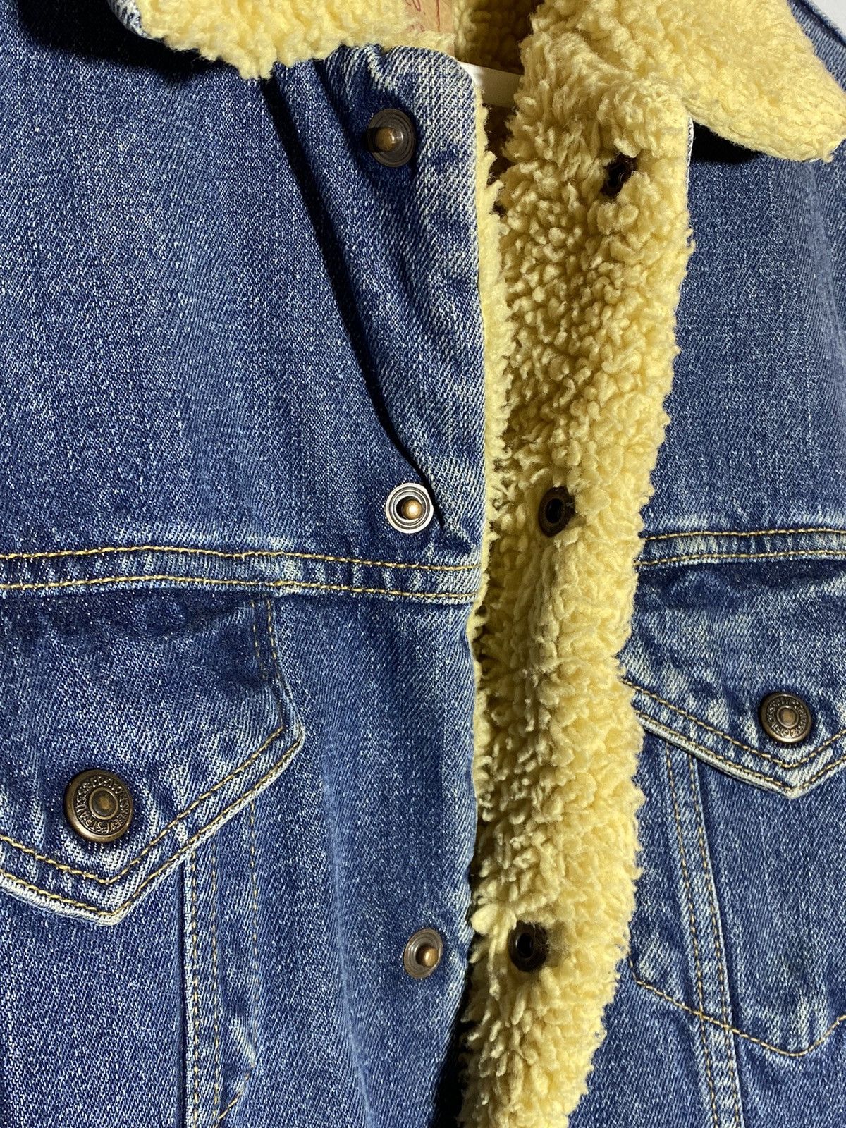 Levi's Crazy Vintage 90s Levi’s Denim Sherpa Lined Jeans Jacket Size US M / EU 48-50 / 2 - 7 Thumbnail