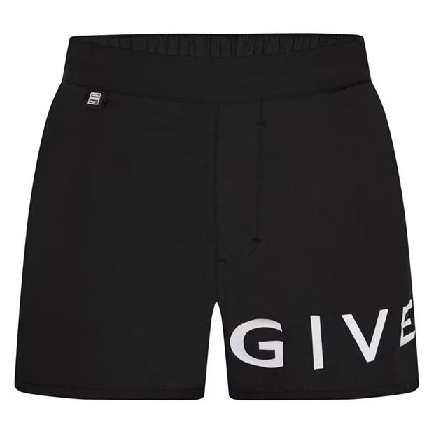 image of Givenchy O1G2R1Mq0424 Swim Shorts In Black, Men's (Size 30)