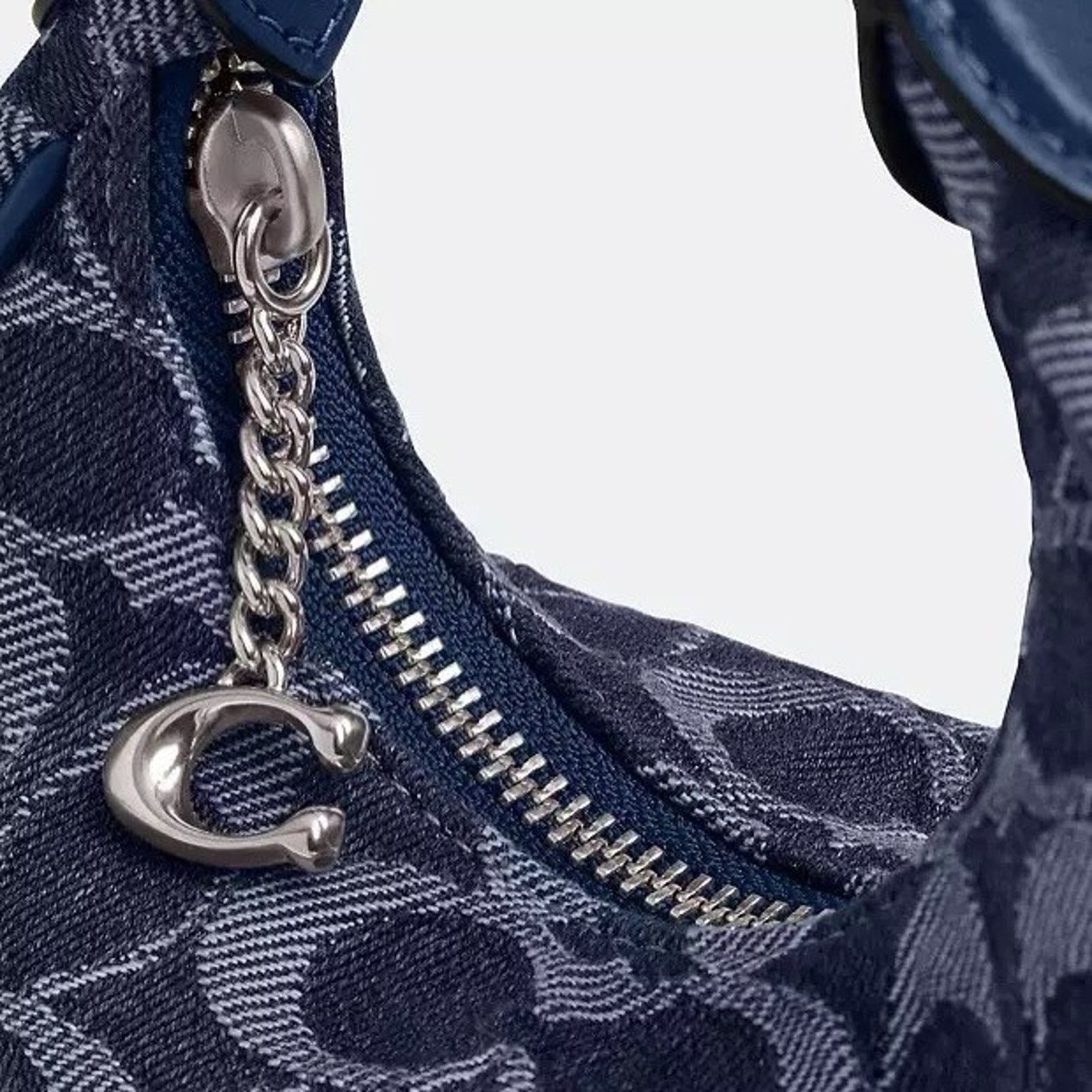 Coach NWT Coach Jonie Bag Signature Denim Blue Crossbody CAO04 Size ONE SIZE - 7 Thumbnail
