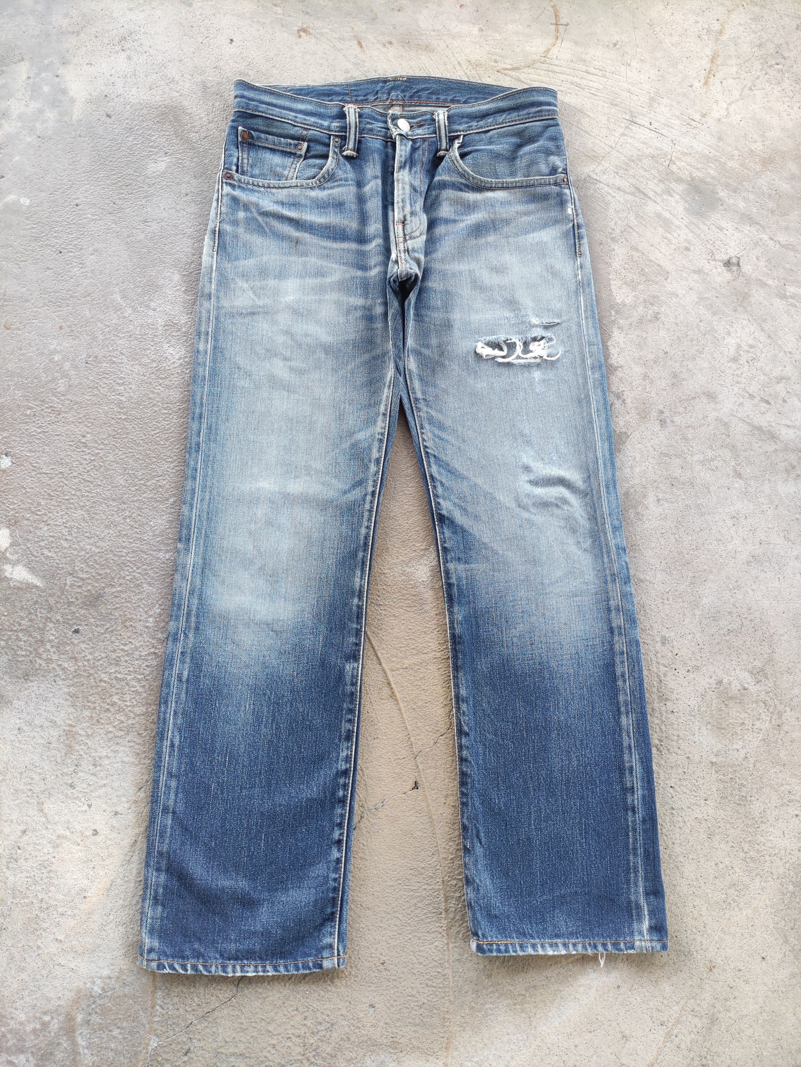 Levi's Vintage Levis Jean Distressed Faded Denim Size US 32 / EU 48 - 1 Thumbnail