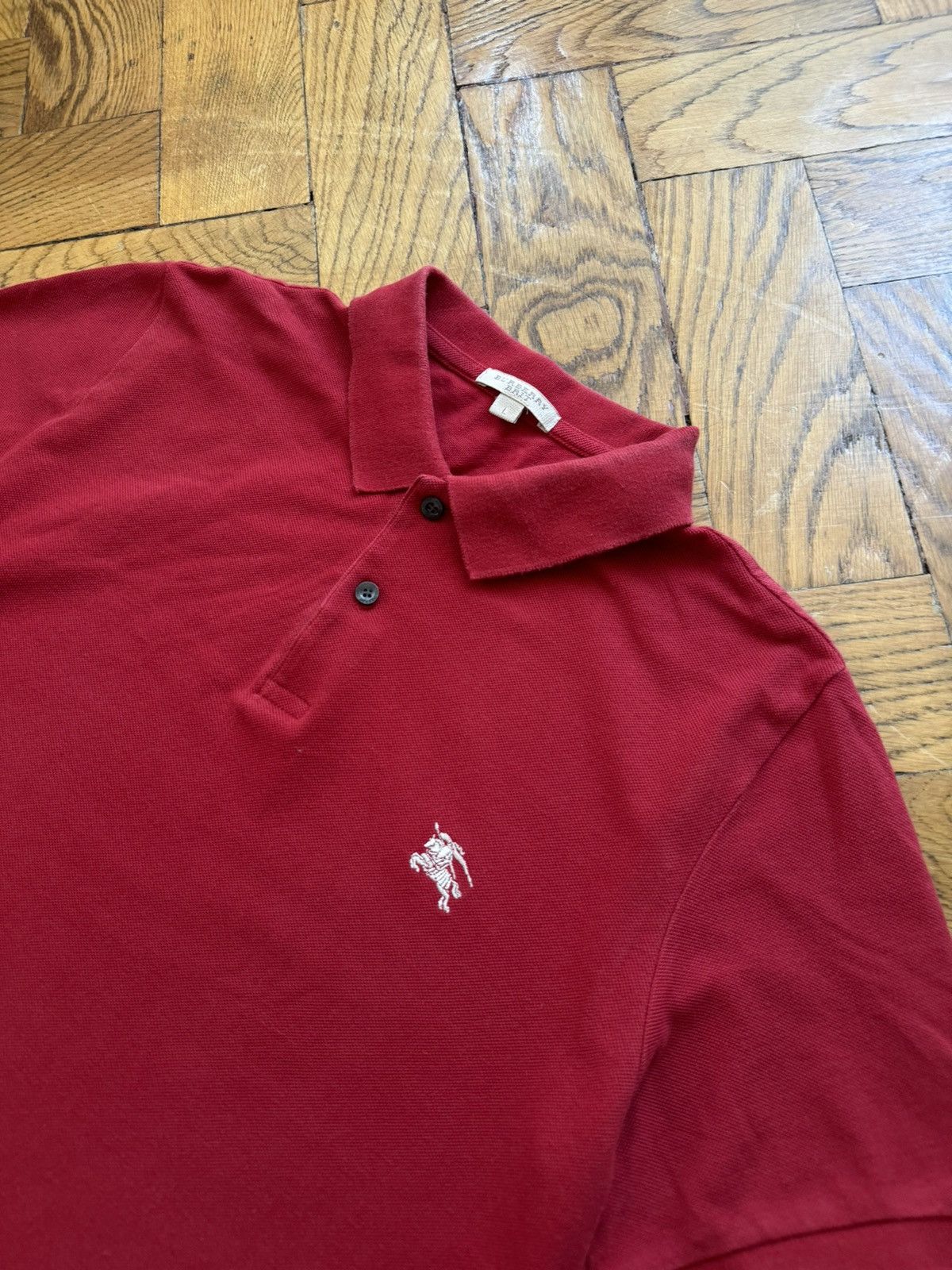 Burberry × Designer × Vintage Burberry logo polo t shirt Size US L / EU 52-54 / 3 - 3 Thumbnail