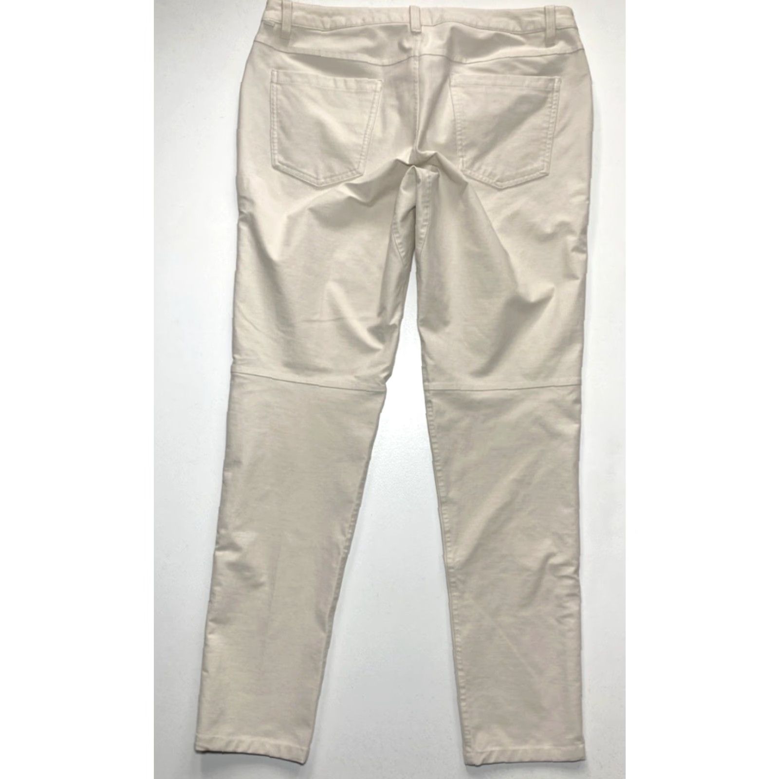 Lululemon Lululemon Men’s ABC Slim-Fit Utilitech Pants White Opal 34x32.5 Slim Chino Pant Jeans Trousers Flat Front Belt Loops 34 Mens Size US 34 / EU 50 - 5 Thumbnail