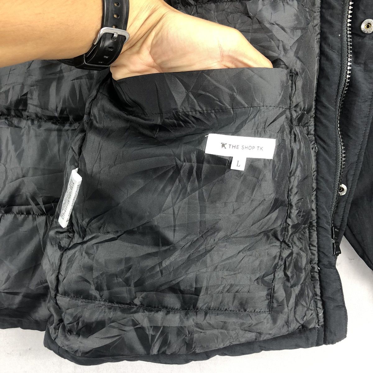 Takeo Kikuchi The Shop TK Checkered Gorpcore Hoodie Puffer Jacket Size US L / EU 52-54 / 3 - 9 Thumbnail