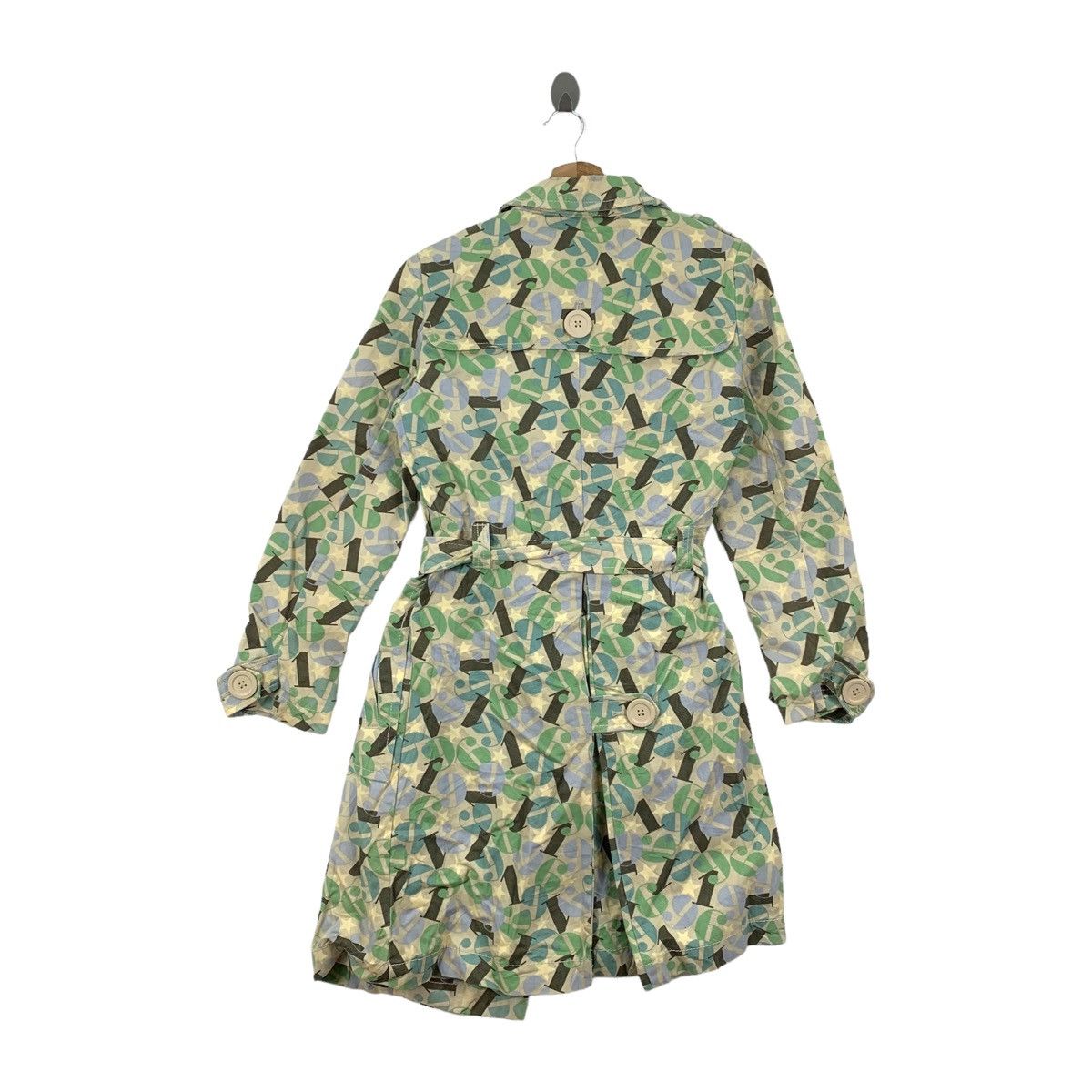 Gap GAP Casualwear Fashion Designer Abstract Trench Coat Jacket Size S / US 4 / IT 40 - 2 Thumbnail