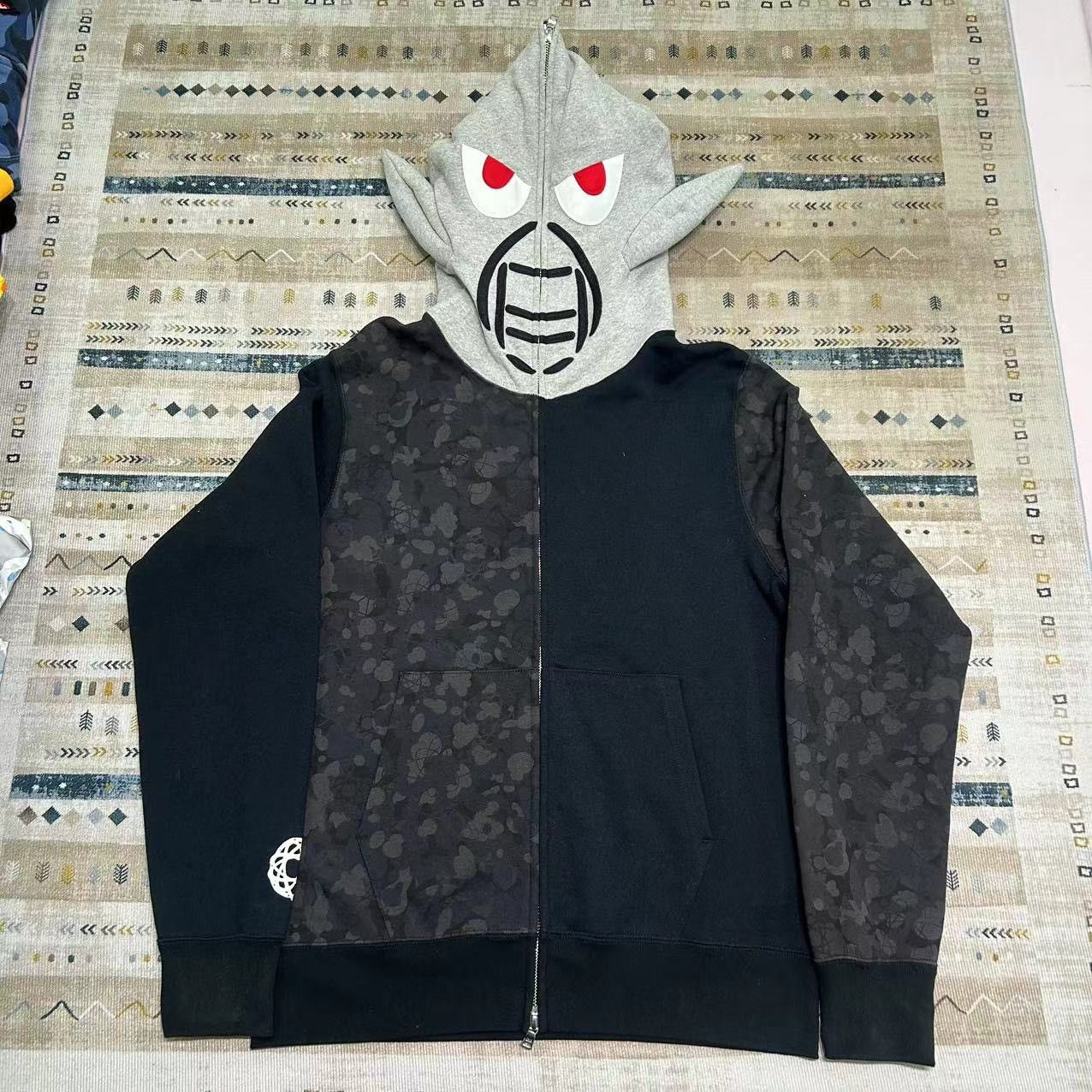Bape BAPE &UNKLE SHARK FULL ZIP HOODIE Size US L / EU 52-54 / 3 - 1 Thumbnail