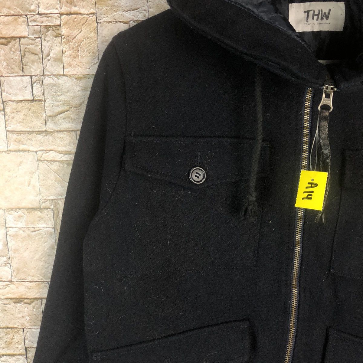 Japanese Brand THW Dark Blue Bombers Jacket #A14 Size US M / EU 48-50 / 2 - 4 Thumbnail