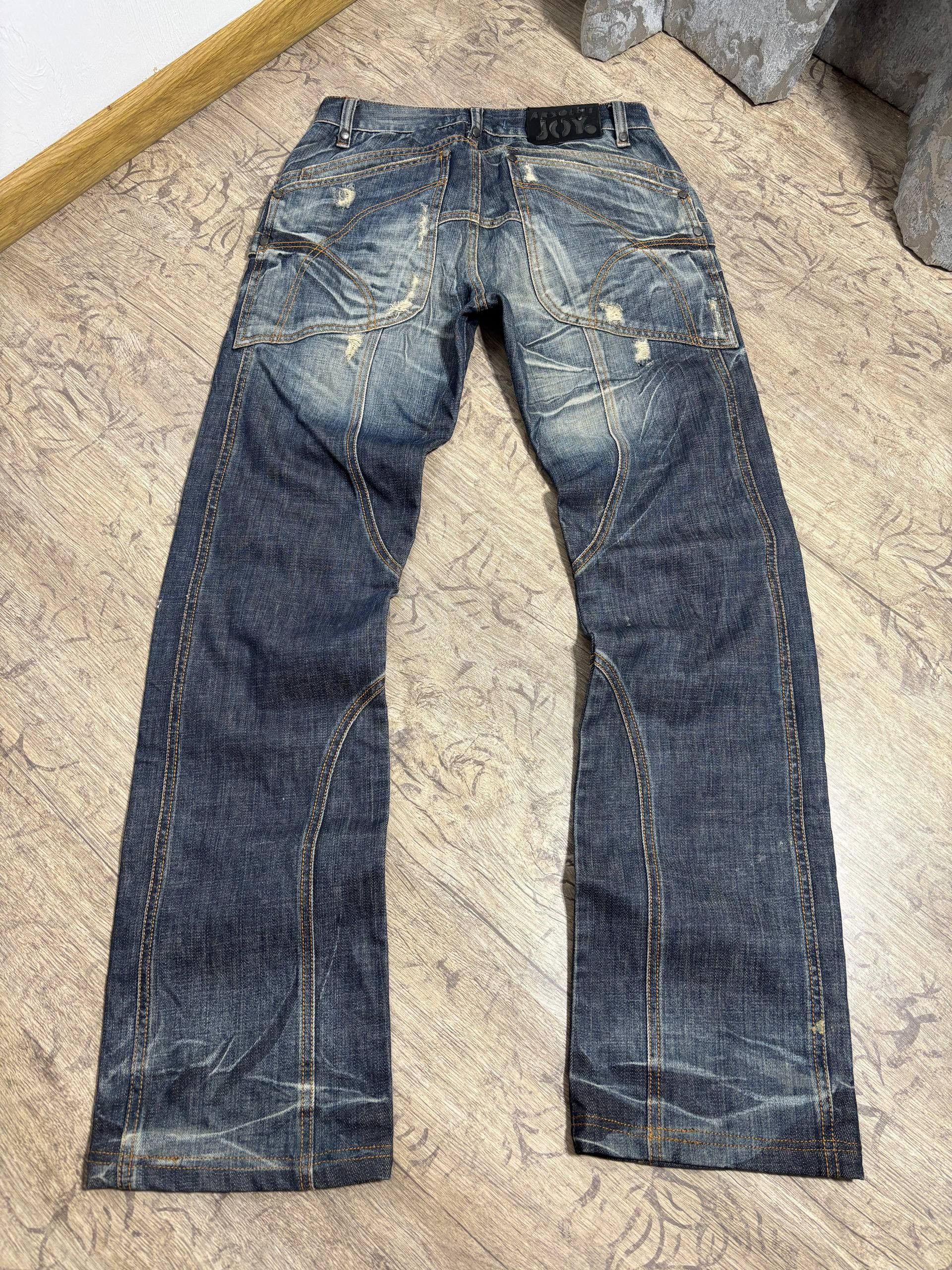 Absolut Joy Absolut Joy Fade Distressed Damage Jeans Sz 28 Size US 28 / EU 44 - 14 Thumbnail