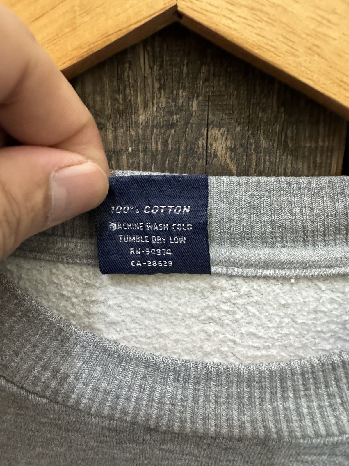 Stussy × Vintage Vintage 90's Stussy Crown logo Crewneck Sweatshirt Size US L / EU 52-54 / 3 - 7 Thumbnail