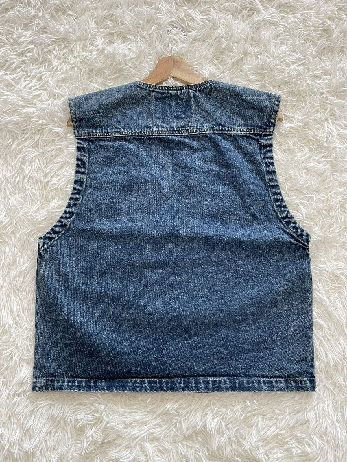Japanese Blue Chaser Tactical Multipocket Denim Vest