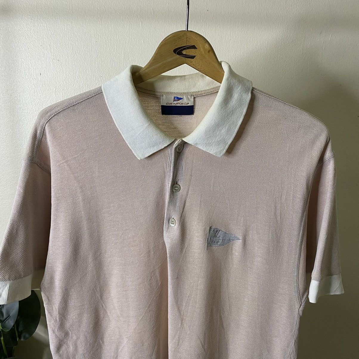 Vintage Vintage 1990s Louis Vuitton Cup Sailing Competition Polo Tee Size US M / EU 48-50 / 2 - 2 Thumbnail