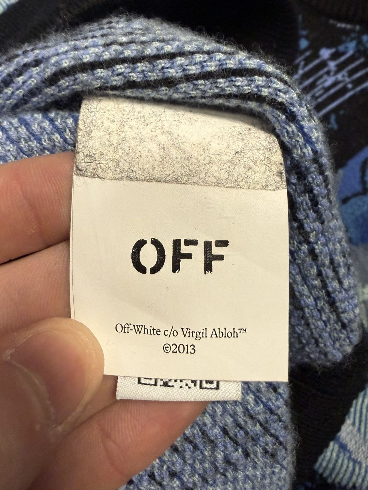 Off-White !rare! Off white knit sweater sized medium Size US M / EU 48-50 / 2 - 4 Thumbnail