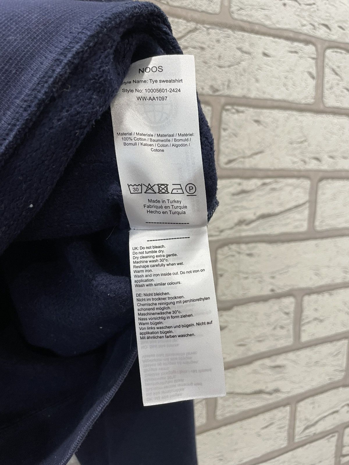 Designer × Wood Wood Wood Wood Navy Sweatshirt Double A Logo Size US M / EU 48-50 / 2 - 6 Thumbnail