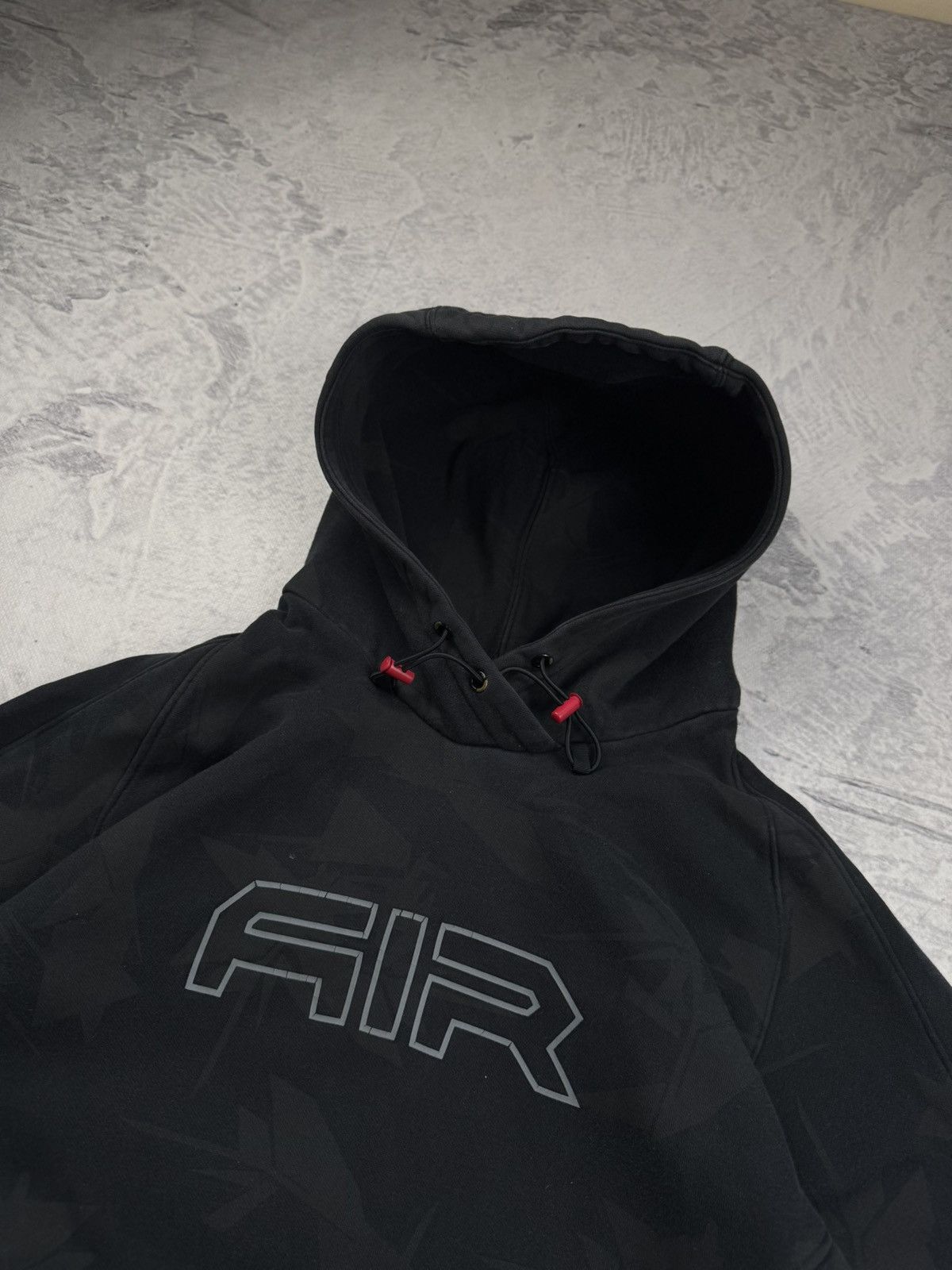 Nike × Vintage NIKE AIR MAX VINTAGE CENTER LOGO OVERSIZE BOXY HOODIE Size US M / EU 48-50 / 2 - 4 Thumbnail