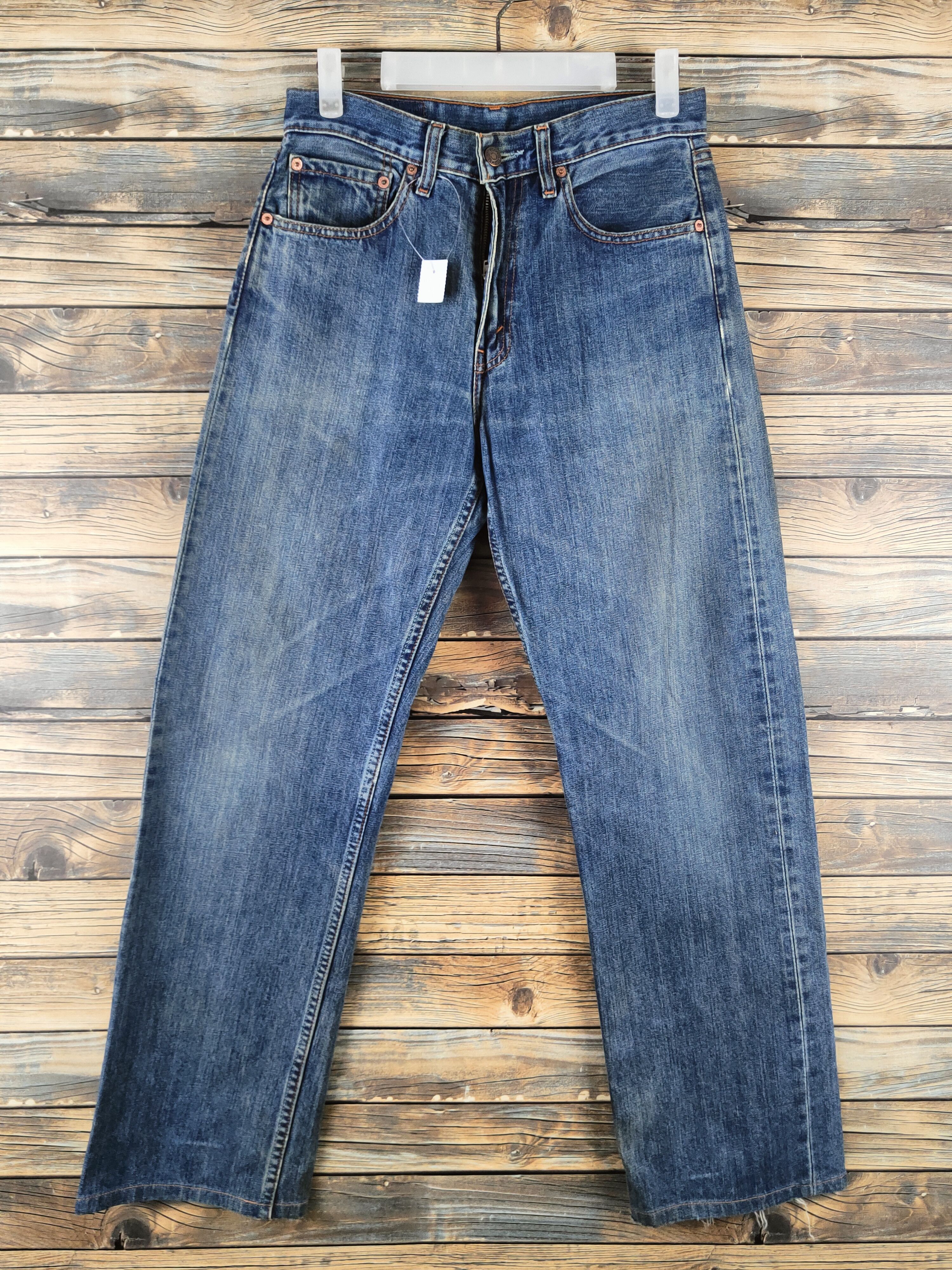 Levi's 512 Levi's Blue Distressed Ripped Jeans #S2808 Size US 28 / EU 44 - 1 Thumbnail