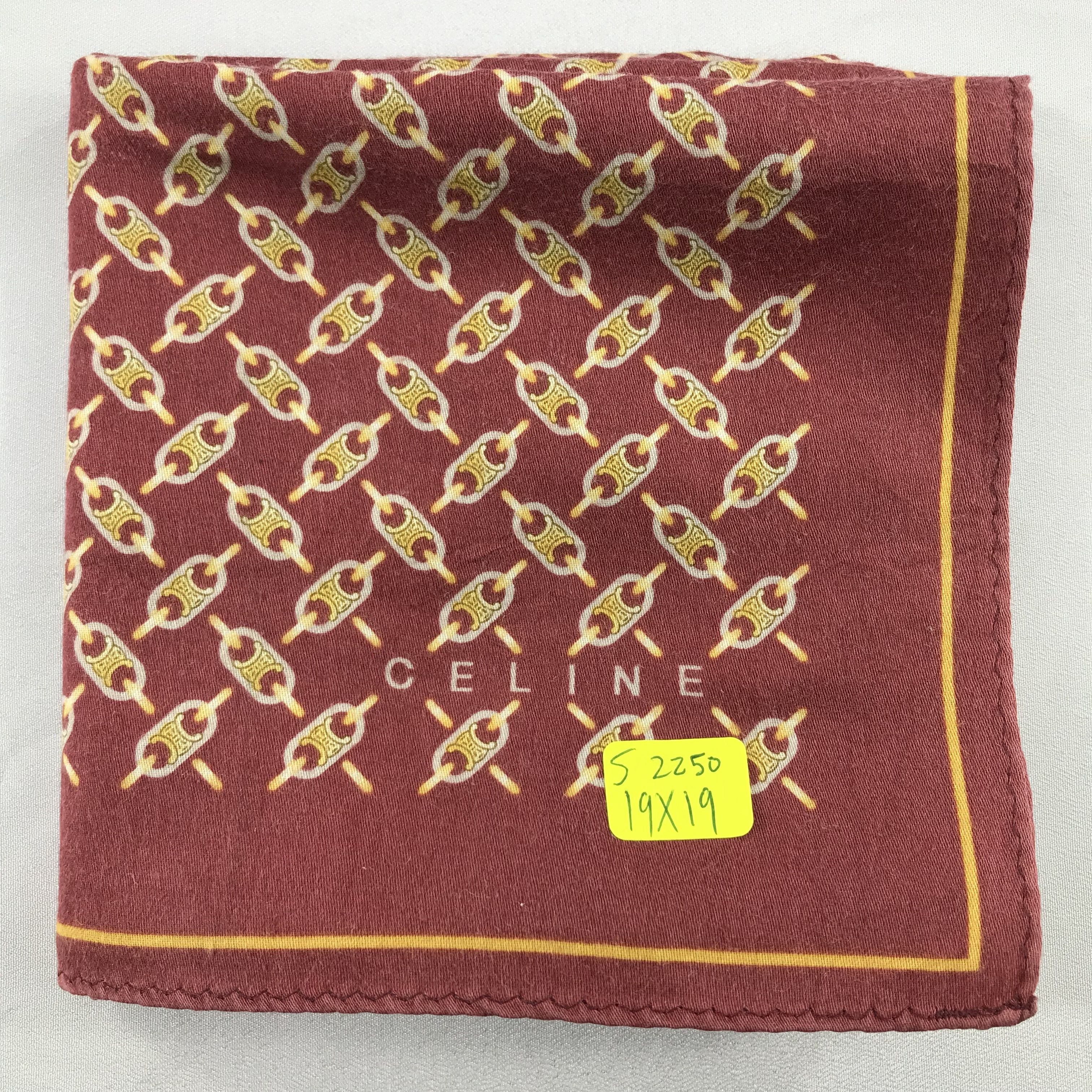 Celine Celine Bandana / Handkerchief / Neckerchief - S2250 Size ONE SIZE - 5 Thumbnail