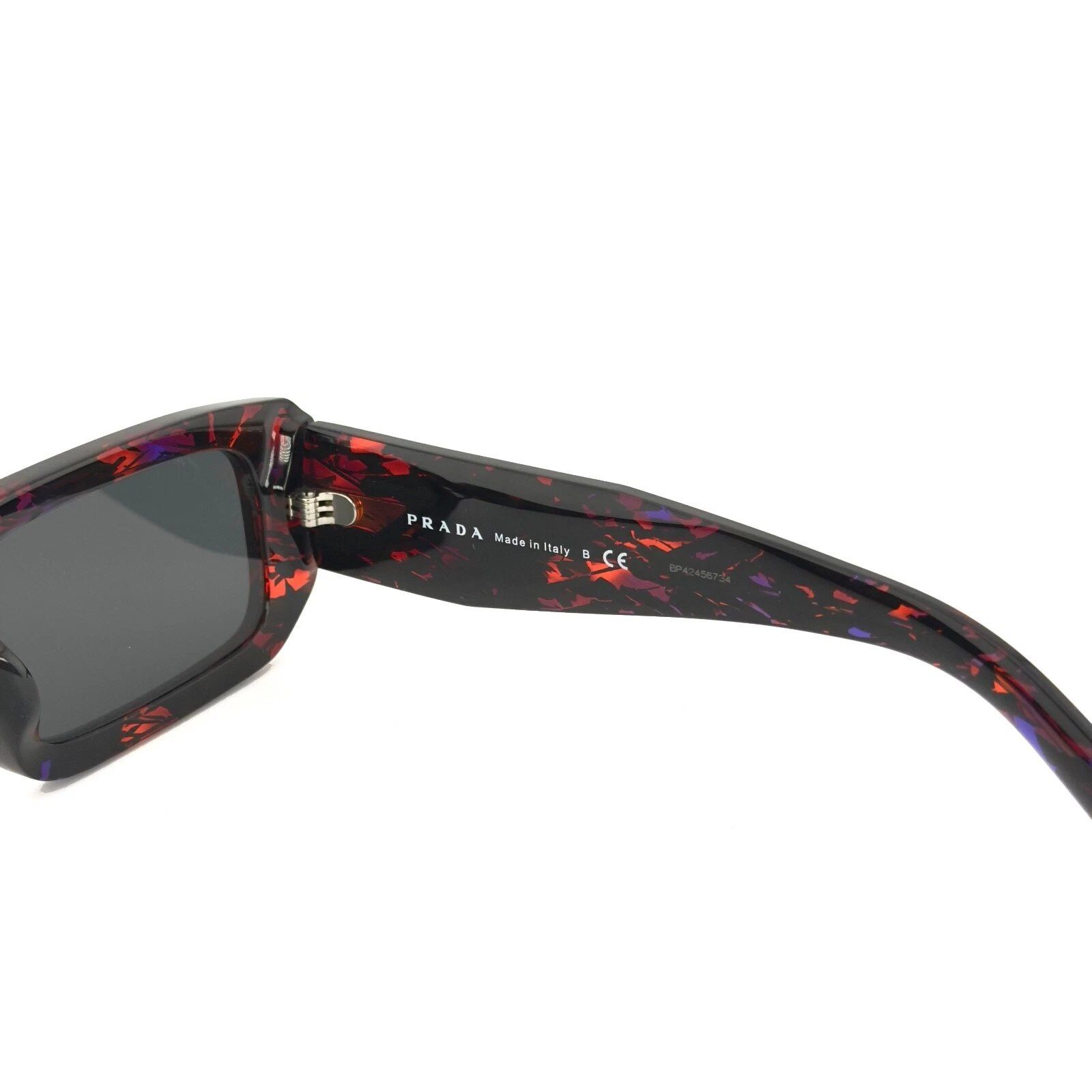 Prada PRADA 06Y SYMBOLE Purple Red Floral PR06YS Sunglasses 06YS Size ONE SIZE - 3 Thumbnail
