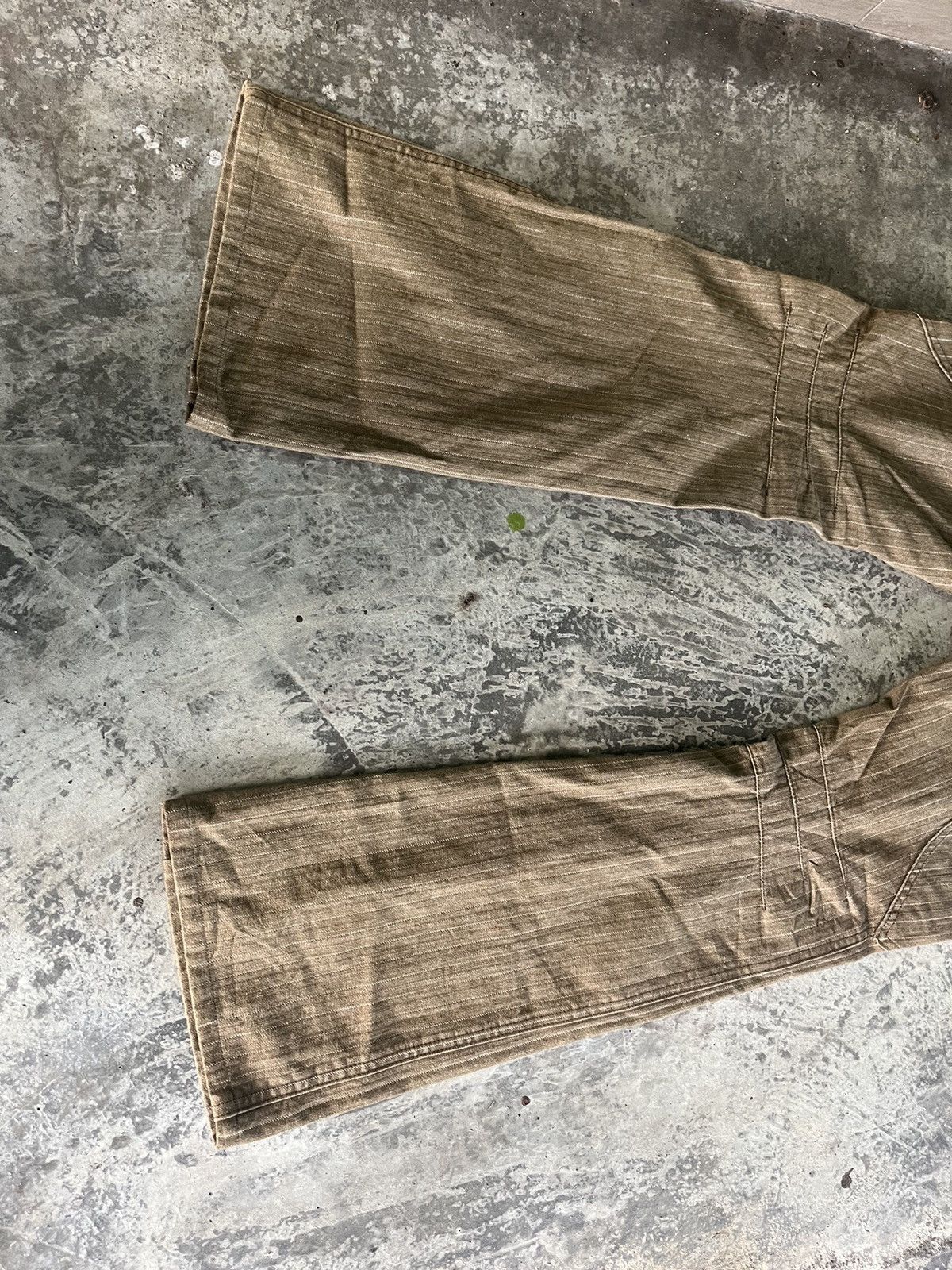 Hysteric Glamour × Japanese Brand × Vintage Flare Mudwash Hickory Denim Size US 32 / EU 48 - 3 Thumbnail