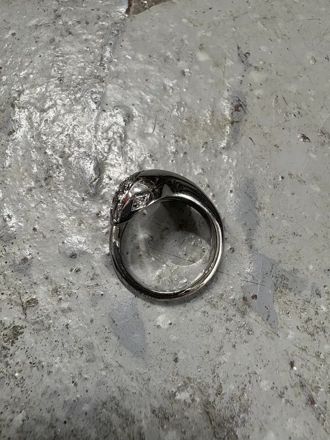 Just Cavalli Cavalli Snake Ornament Metal Ring Size ONE SIZE - 6 Thumbnail