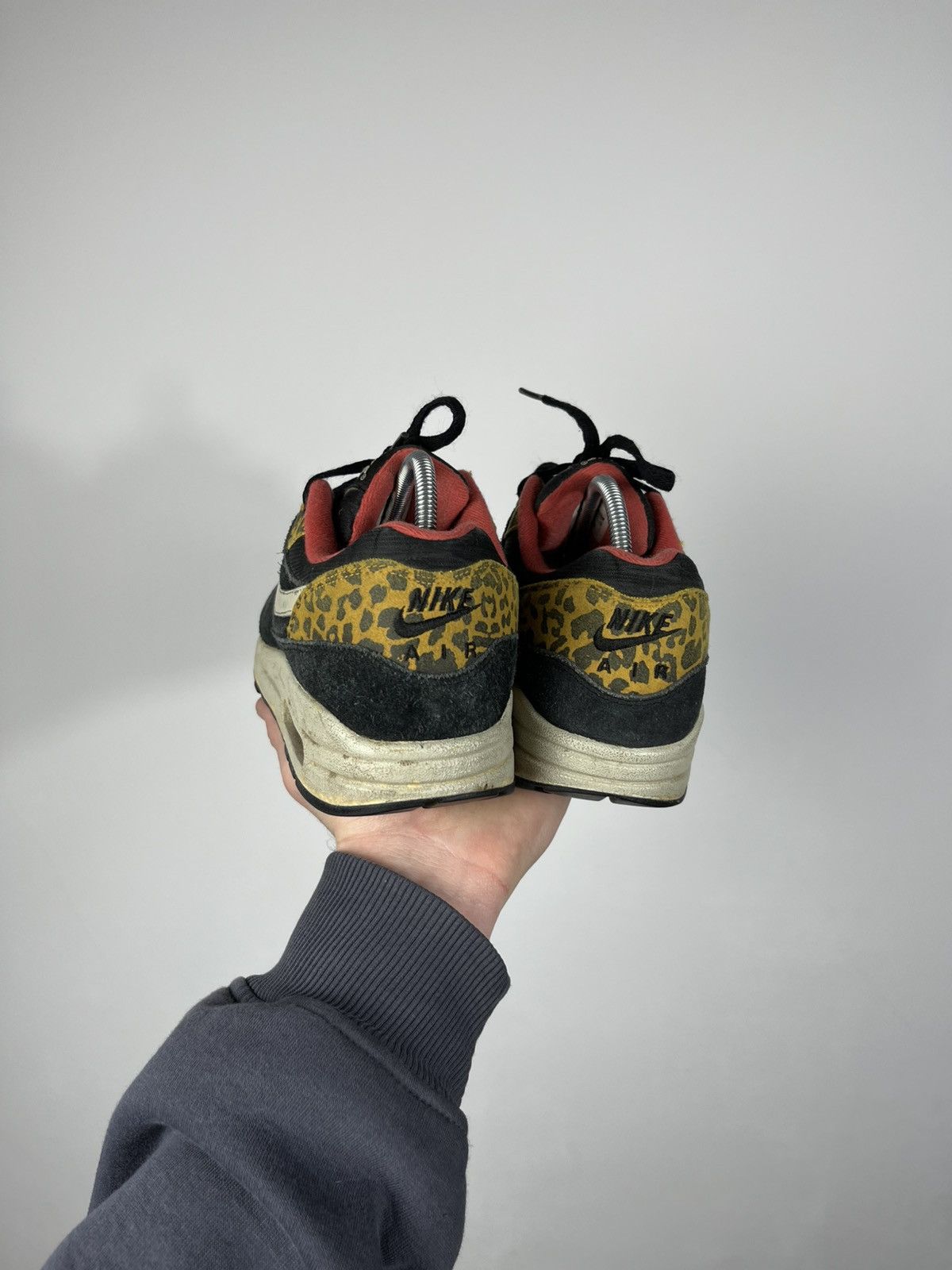 Nike Nike Air Max 1 Leopard Print Black Red 38.5 US 7.5 Sneakers Size US 7.5 / IT 37.5 - 7 Thumbnail