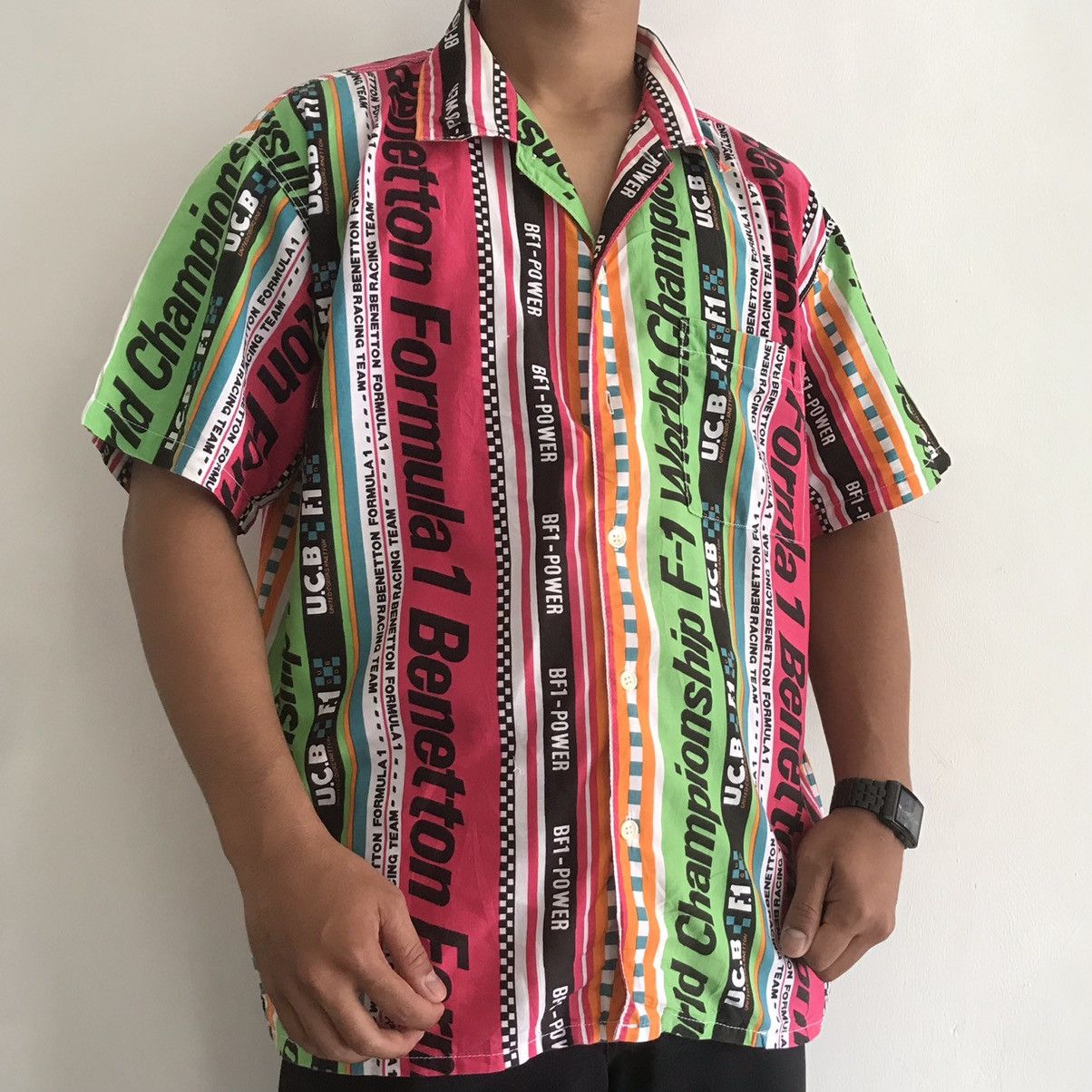 Formula 1 × United Colors Of Benetton Benetton Formula 1 World Championsip F-1 Shirt Size US XL / EU 56 / 4 - 1 Thumbnail