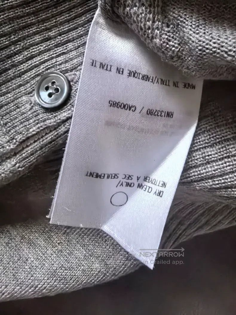 Thom Browne Thom Browne Lightweight V-Neck Gray Knit Cardigan Size XS / US 0-2 / IT 36-38 - 5 Thumbnail