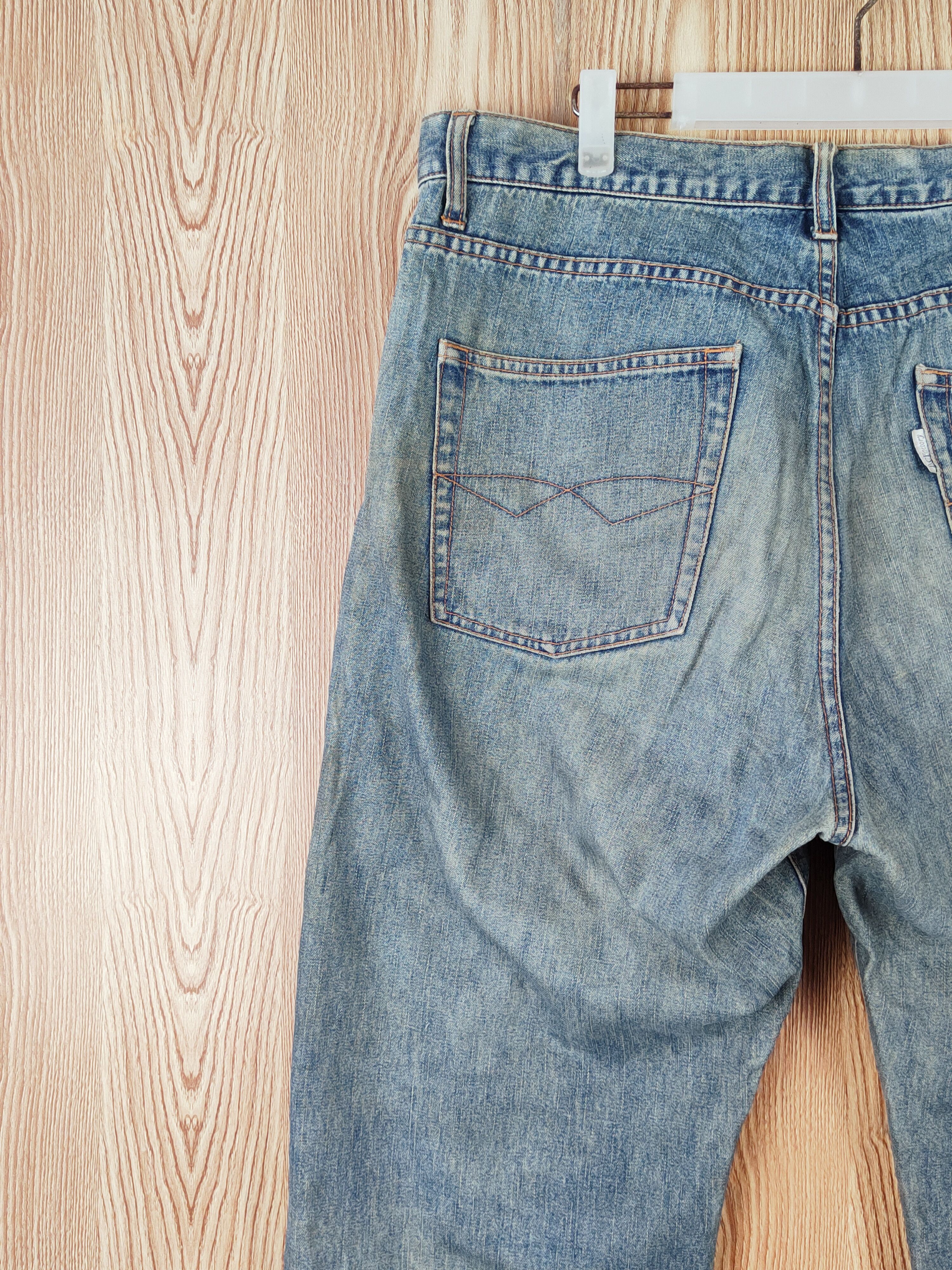 Japanese Brand B.C Factory Blue Faded Distressed Ripped Jeans #W936 Size US 36 / EU 52 - 8 Thumbnail