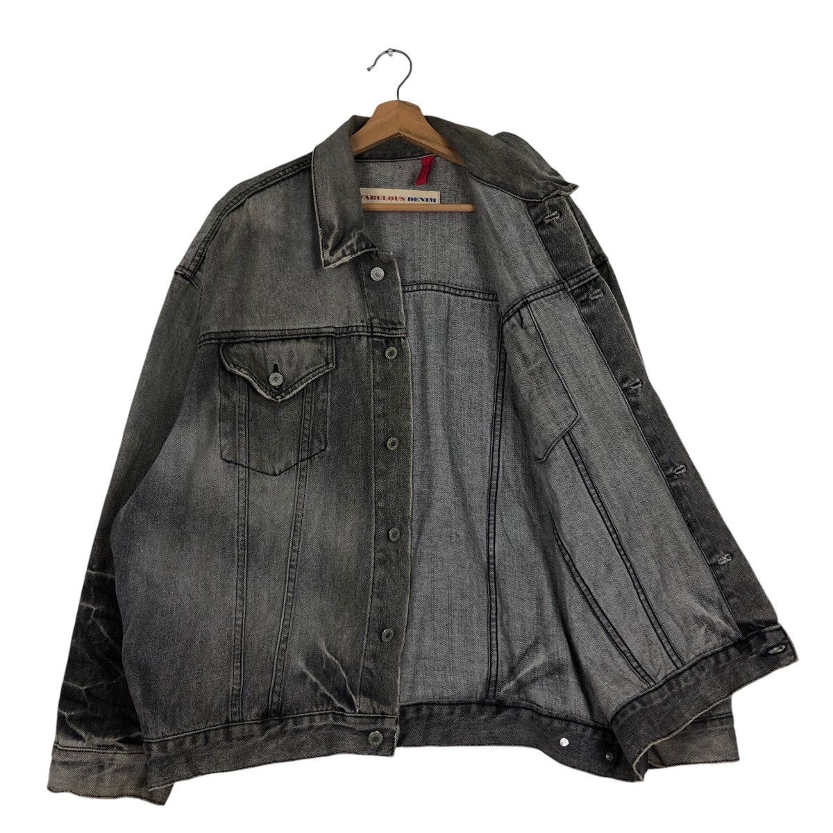 Japanese Brand Vintage Chore Denim Jacket Trucker The Fabulous IsseyMiyake Size US L / EU 52-54 / 3 - 12 Thumbnail