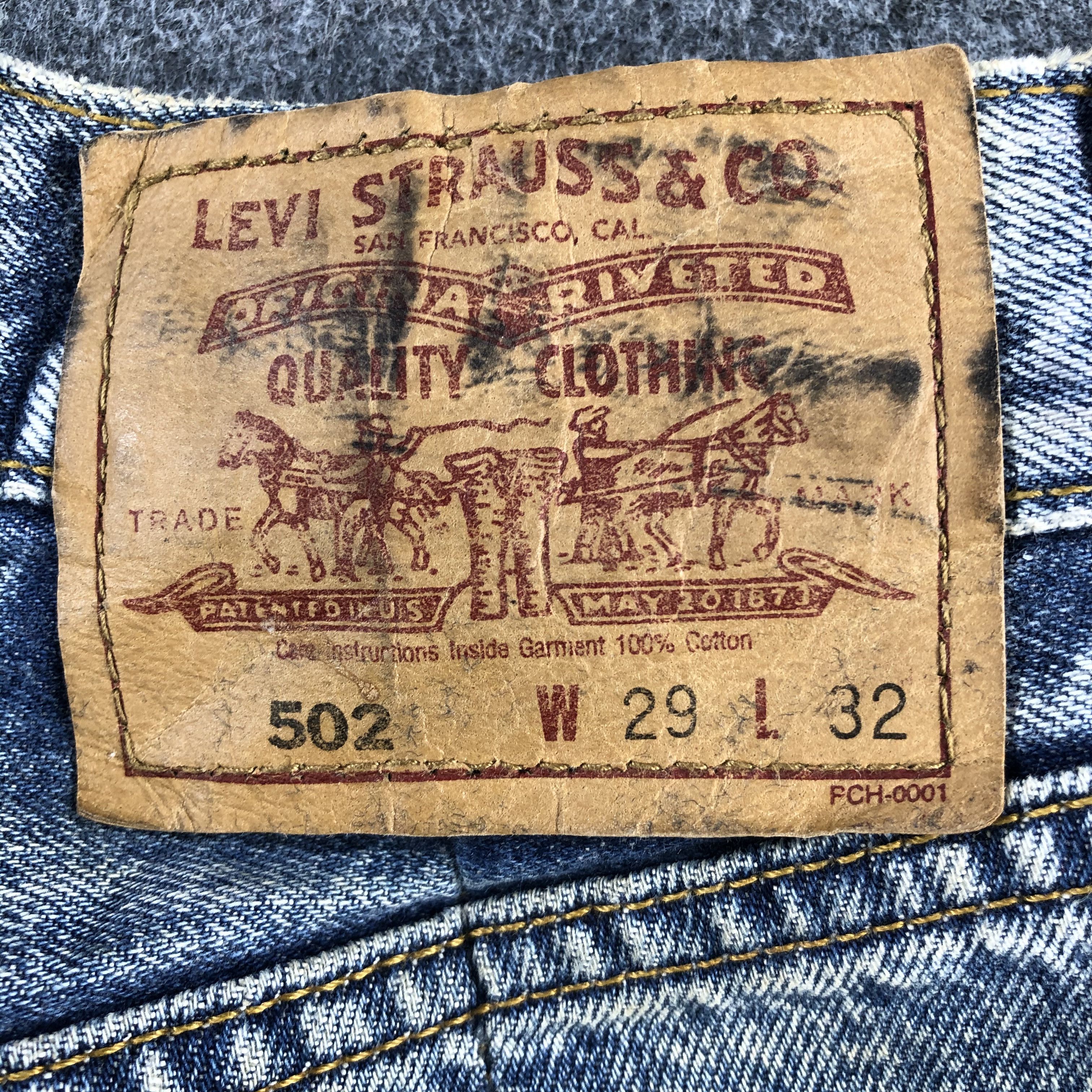 Levi's × Vintage Vintage 90s Blue Wash Levis 502 Jeans-J2265 Size US 28 / EU 44 - 4 Thumbnail