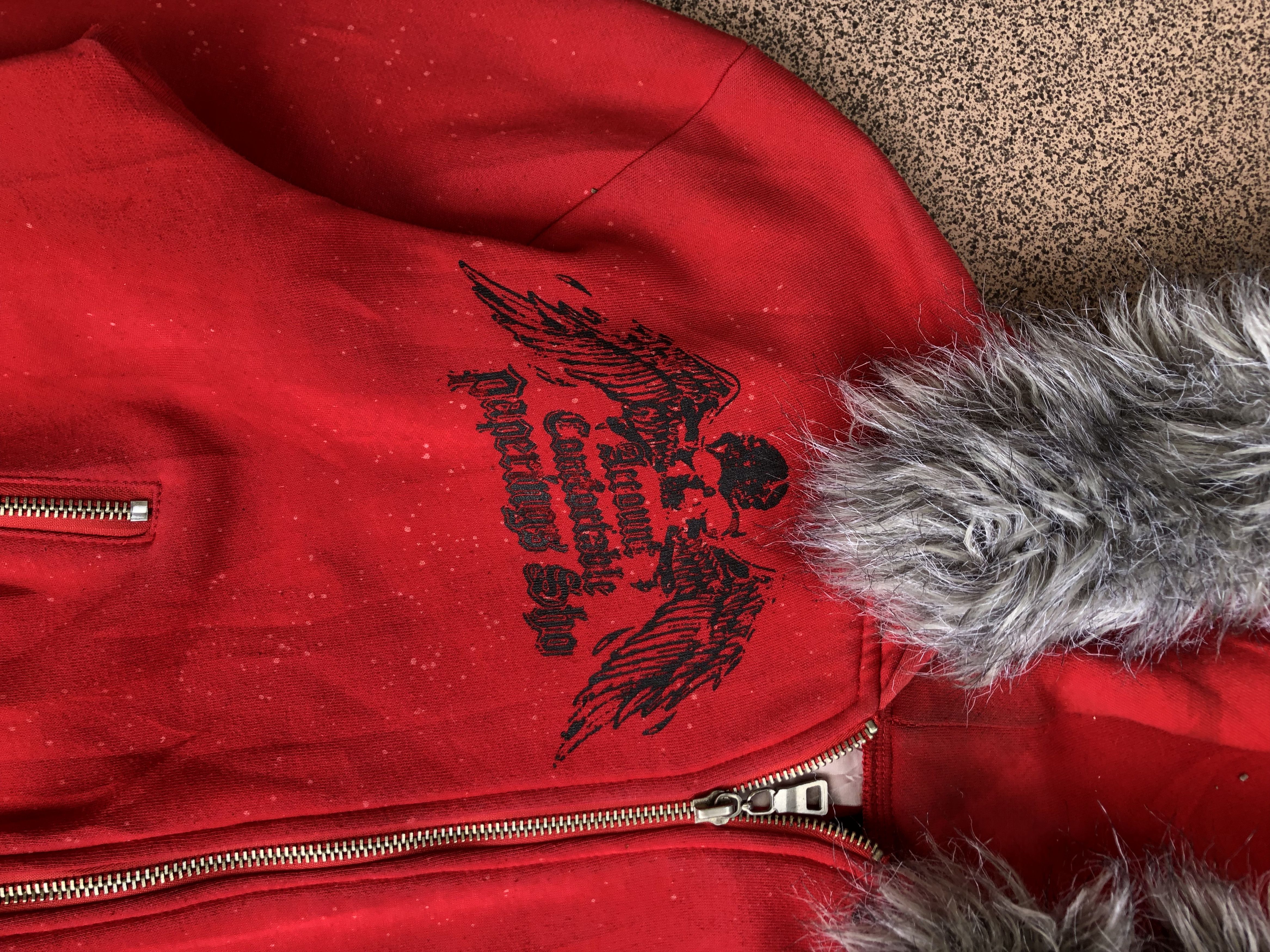 If Six Was Nine 2000s Berning Sho Raccoon Fur Jacket Vkei Style Size US M / EU 48-50 / 2 - 8 Thumbnail