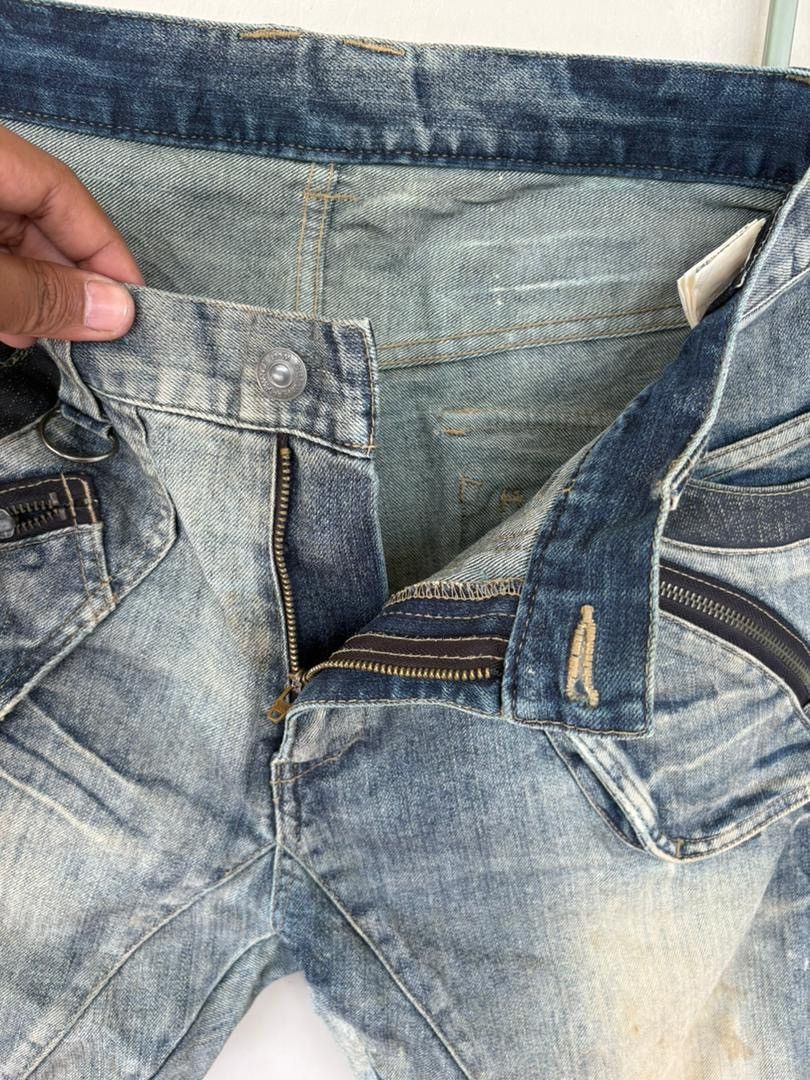 PPFM VTG PPFM Denim Pant Curve Design Rare Design Size US 34 / EU 50 - 15 Thumbnail