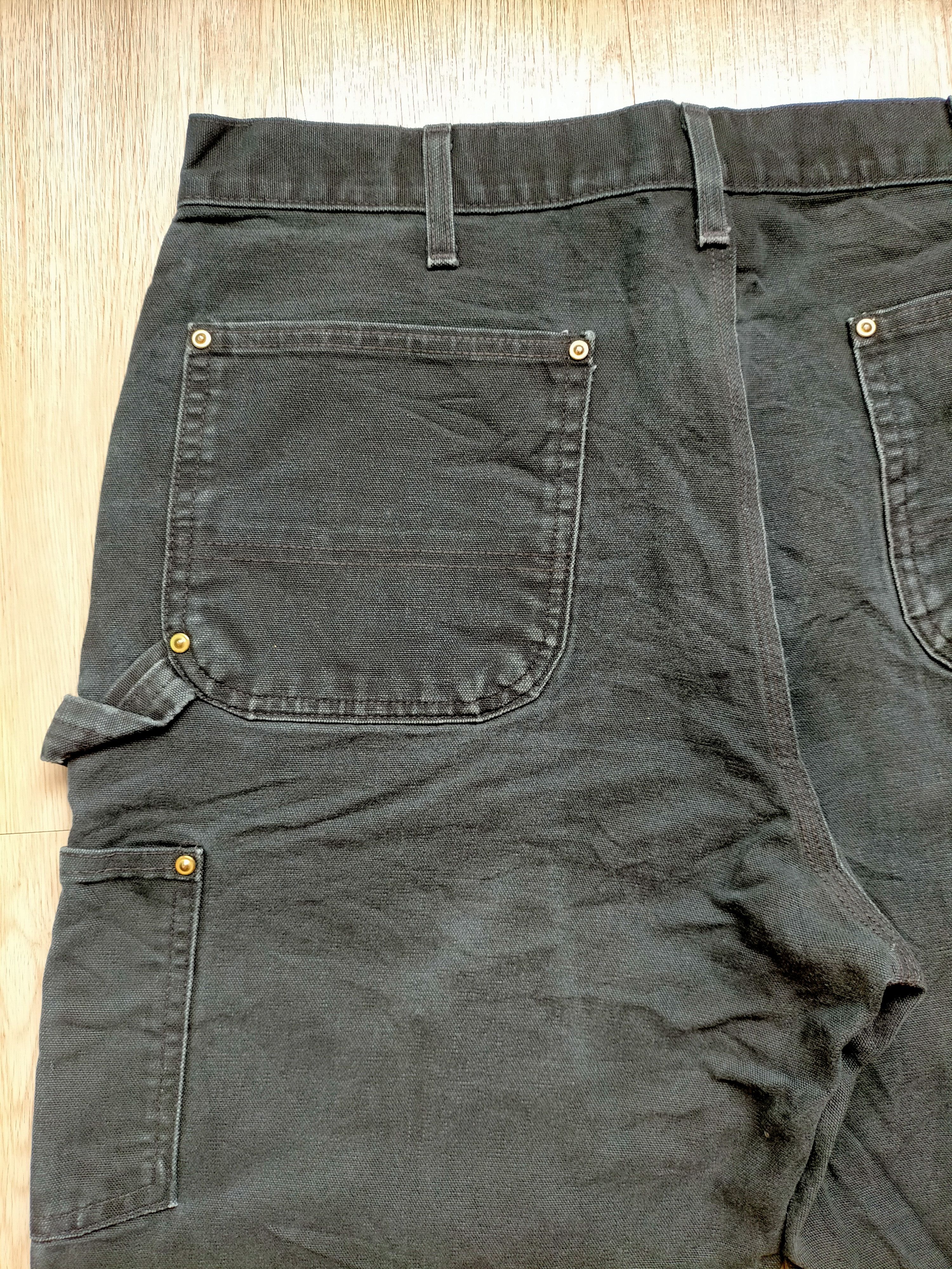 Carhartt Vintage Carhartt Double Knee Black Denim Size US 35 - 12 Thumbnail