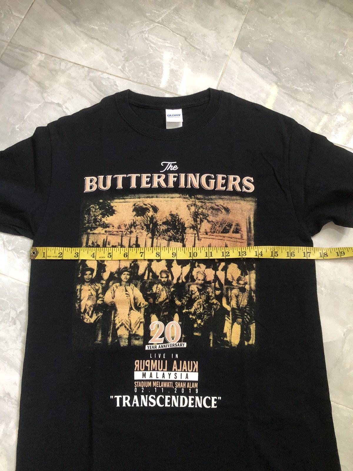 Band Tees Butterfingers 20th Anniv Transcendence Tour Tee 2019 Size US S / EU 44-46 / 1 - 8 Thumbnail