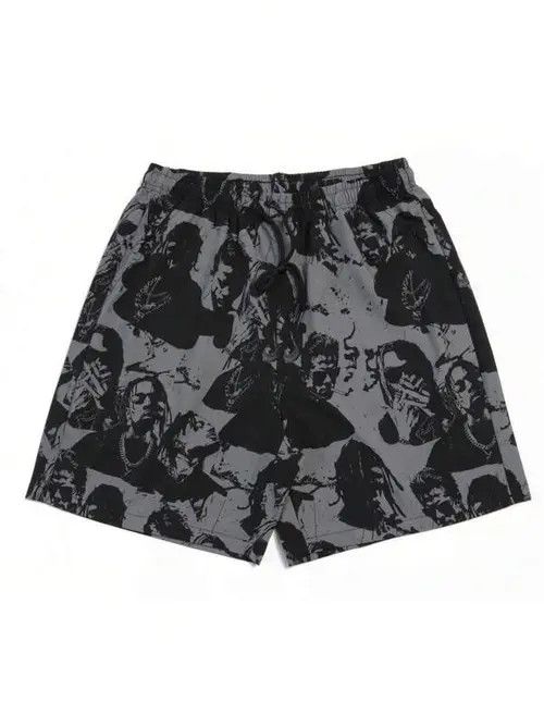 Japanese Brand Graphic Y2k Shorts DRIP summer Size US 36 / EU 52 - 2 Thumbnail