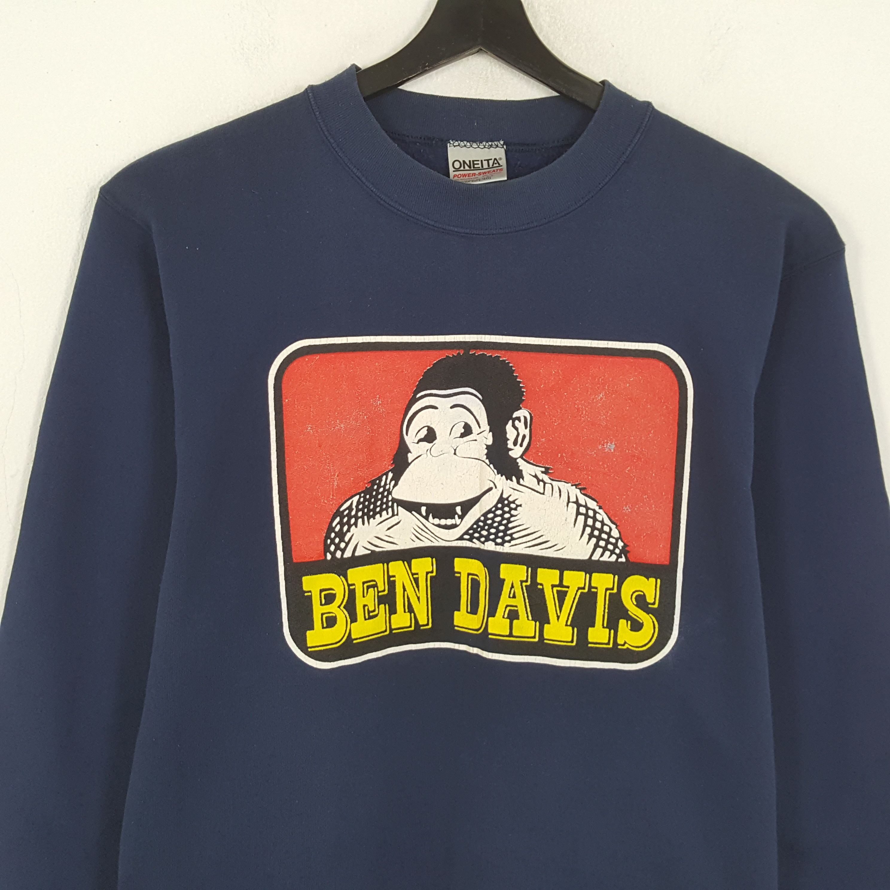 Ben Davis × Vintage BEN DAVIS Big Logo Design Vintage Sweatshirt Size US M / EU 48-50 / 2 - 2 Thumbnail