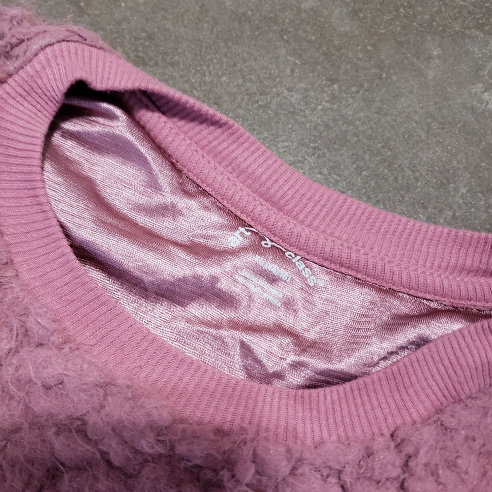 Other Dust Pink | ART CLASS | Fuzzy Sweater Long Sleeve Size XL / US 12-14 / IT 48-50 - 3 Thumbnail