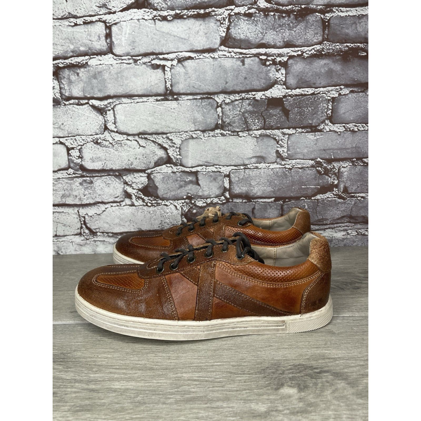 Bed Stu Bed Stu Muller Brown Leather Low Top Casual Lace Up Shoes Me Size US 8.5 / EU 41-42 - 5 Thumbnail
