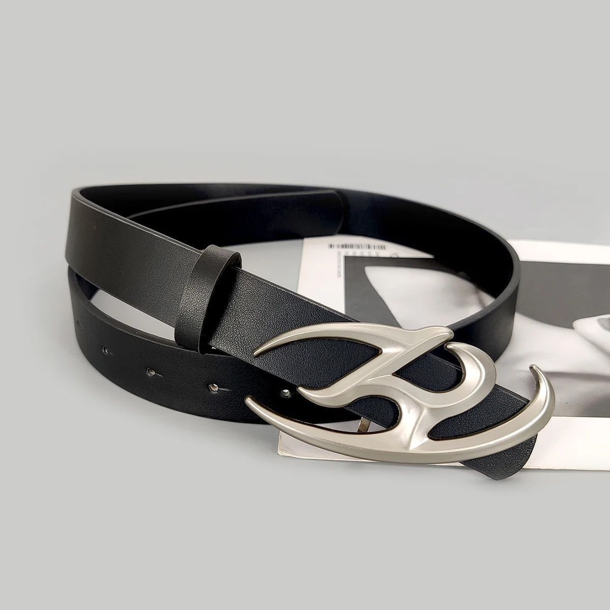 Designer × Japanese Brand Y2K 2000s studded goth emo black belt Size ONE SIZE - 7 Thumbnail