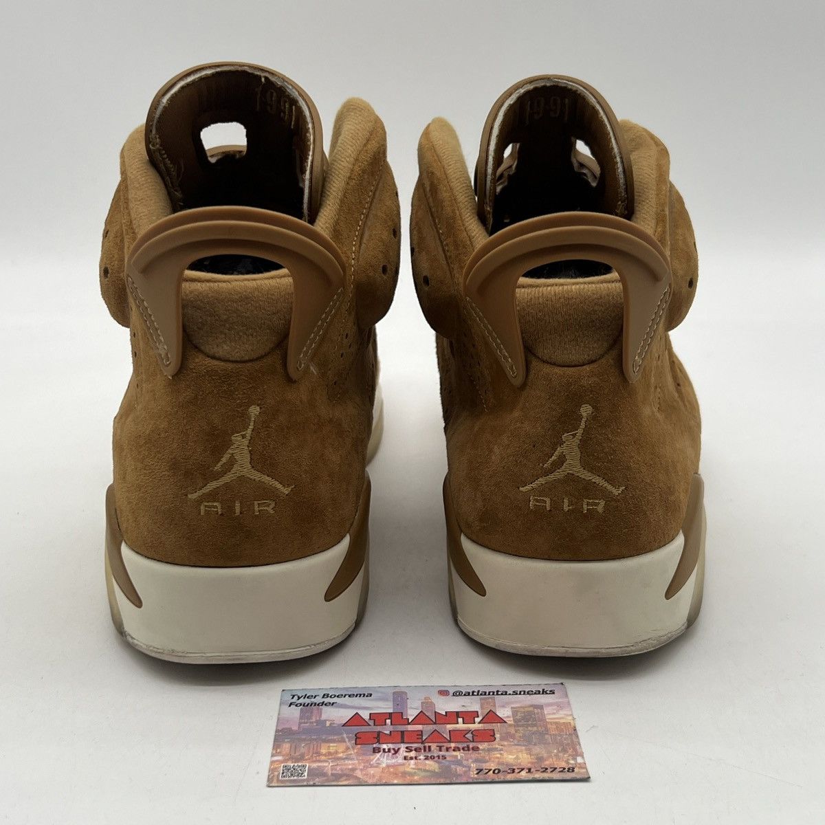 Jordan Brand Air Jordan 6 wheat Size US 11.5 / EU 44-45 - 3 Thumbnail