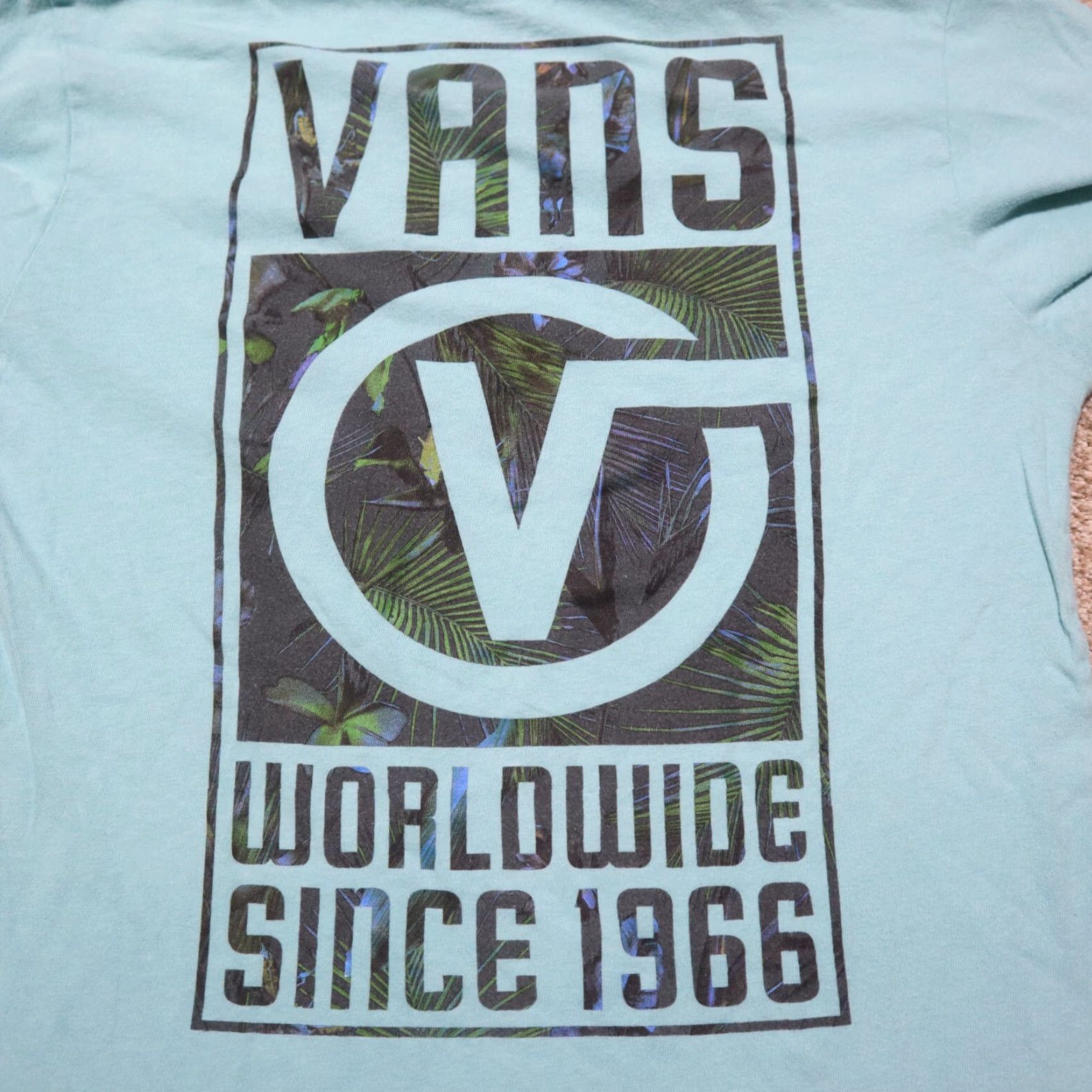 Vans VANS Shirt Men Small S Blue Logo T-Shirt Size US S / EU 44-46 / 1 - 2 Thumbnail
