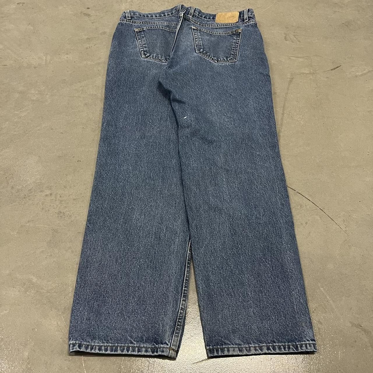Vintage Vintage Y2K/2000s Baggy Dark wash WorkWear Essential Denim Jeans! Size US 38 / EU 54 - 6 Thumbnail