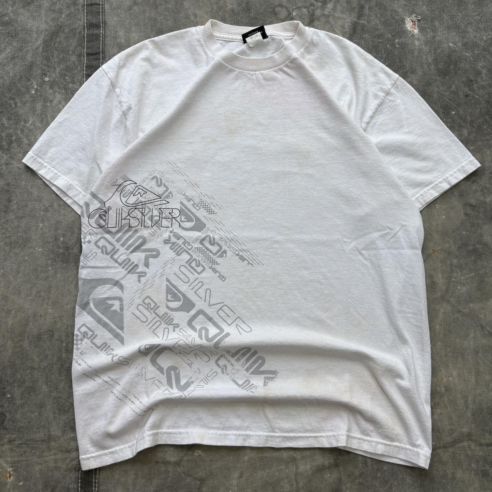 Quiksilver Vintage Y2K Quiksilver Graphic Surf Skate Snowboard Shirt Size US M / EU 48-50 / 2 - 1 Thumbnail