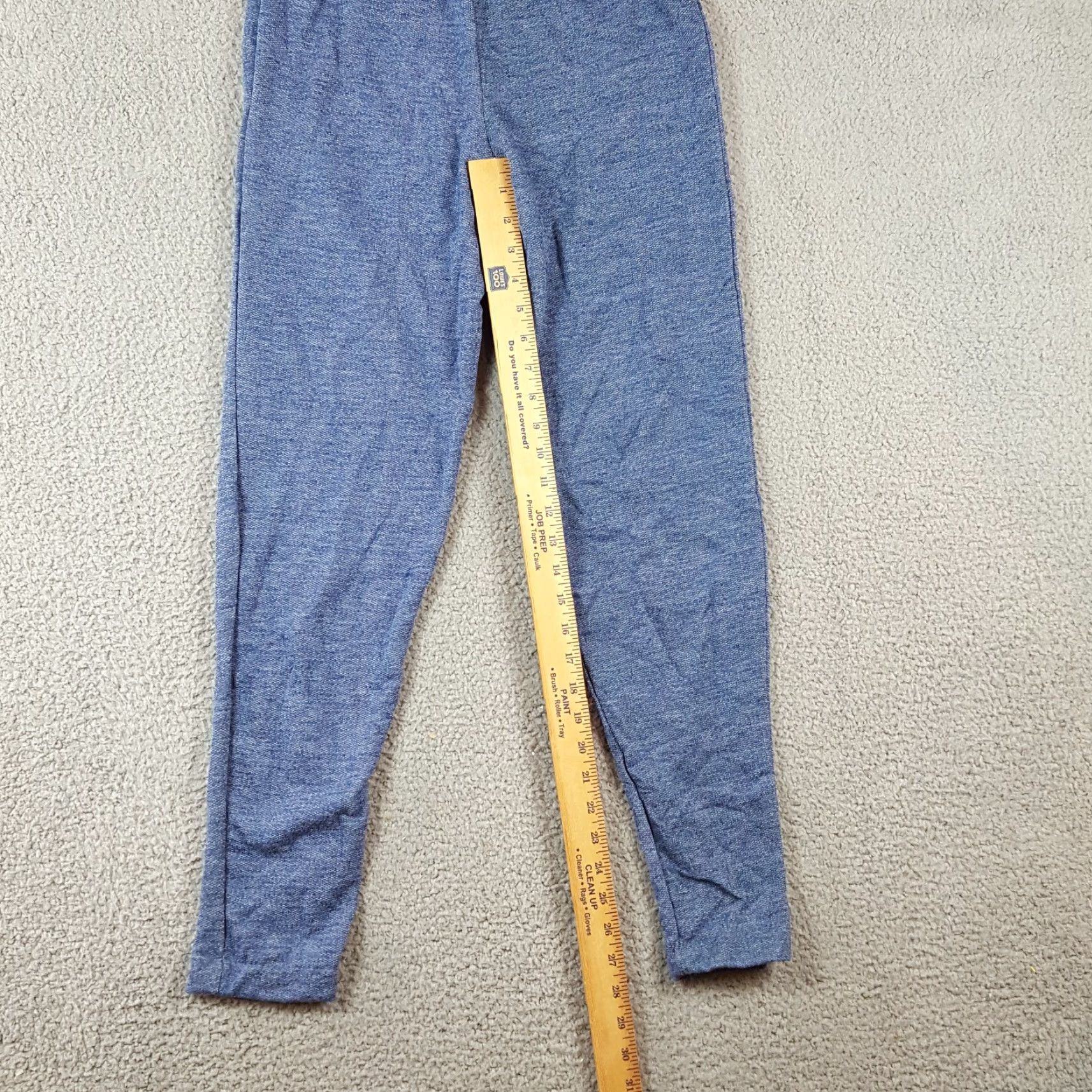 Vintage Vintage Peter Popovitch Women's Leggings M Blue 80s 90s Athletic Yoga Casual Retro Stretch Size 32" / US 10 / IT 46 - 6 Thumbnail