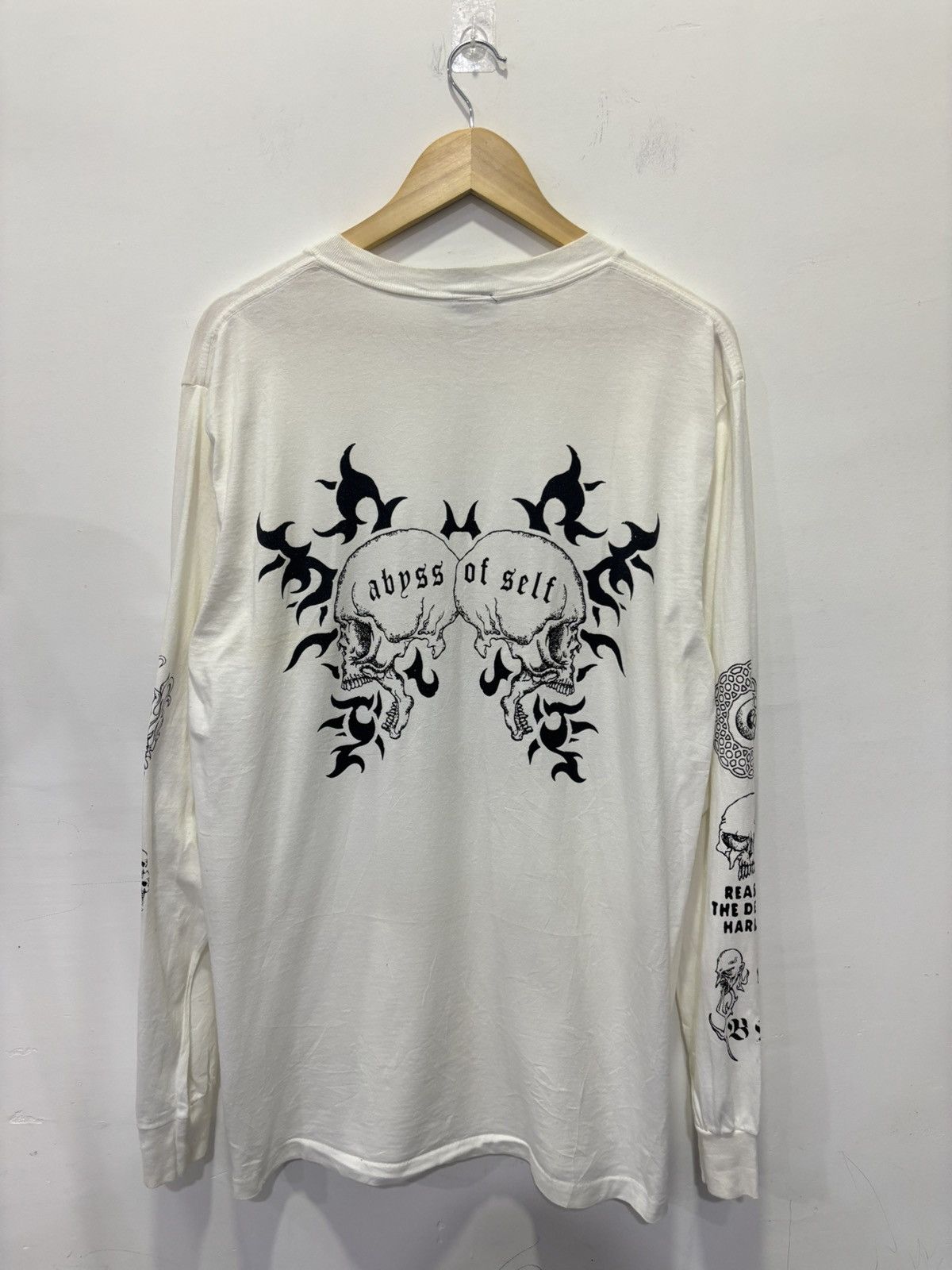 Vintage Vintage Black Angel Death Low Abyss Of Self Skull Tshirt Size US L / EU 52-54 / 3 - 2 Thumbnail