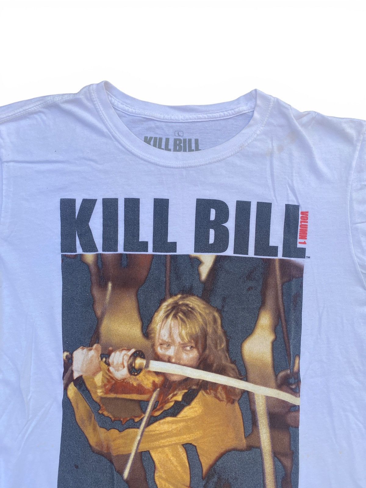 Japanese Brand Kill Bill Vol 1 Movie Tee Uma Thurman Film Promo Shirt Size US L / EU 52-54 / 3 - 4 Thumbnail