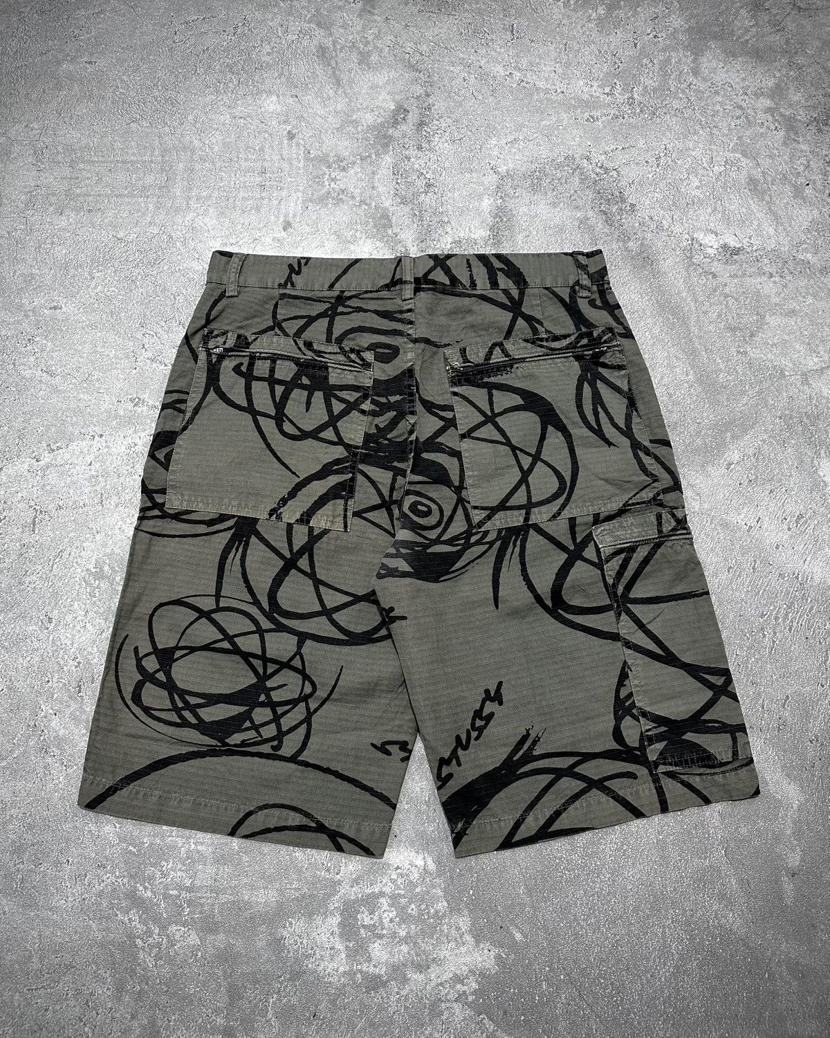 Stussy Vintage Stussy X Futura Laboratory Cargo Pants Size US 33 - 7 Thumbnail