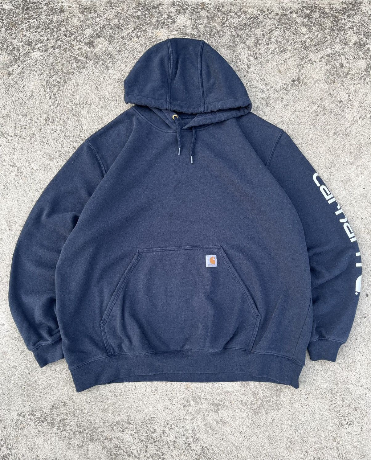 Carhartt Vintage Y2K Carhartt Work Hoodie Original Fit Size US XXL / EU 58 / 5 - 1 Thumbnail