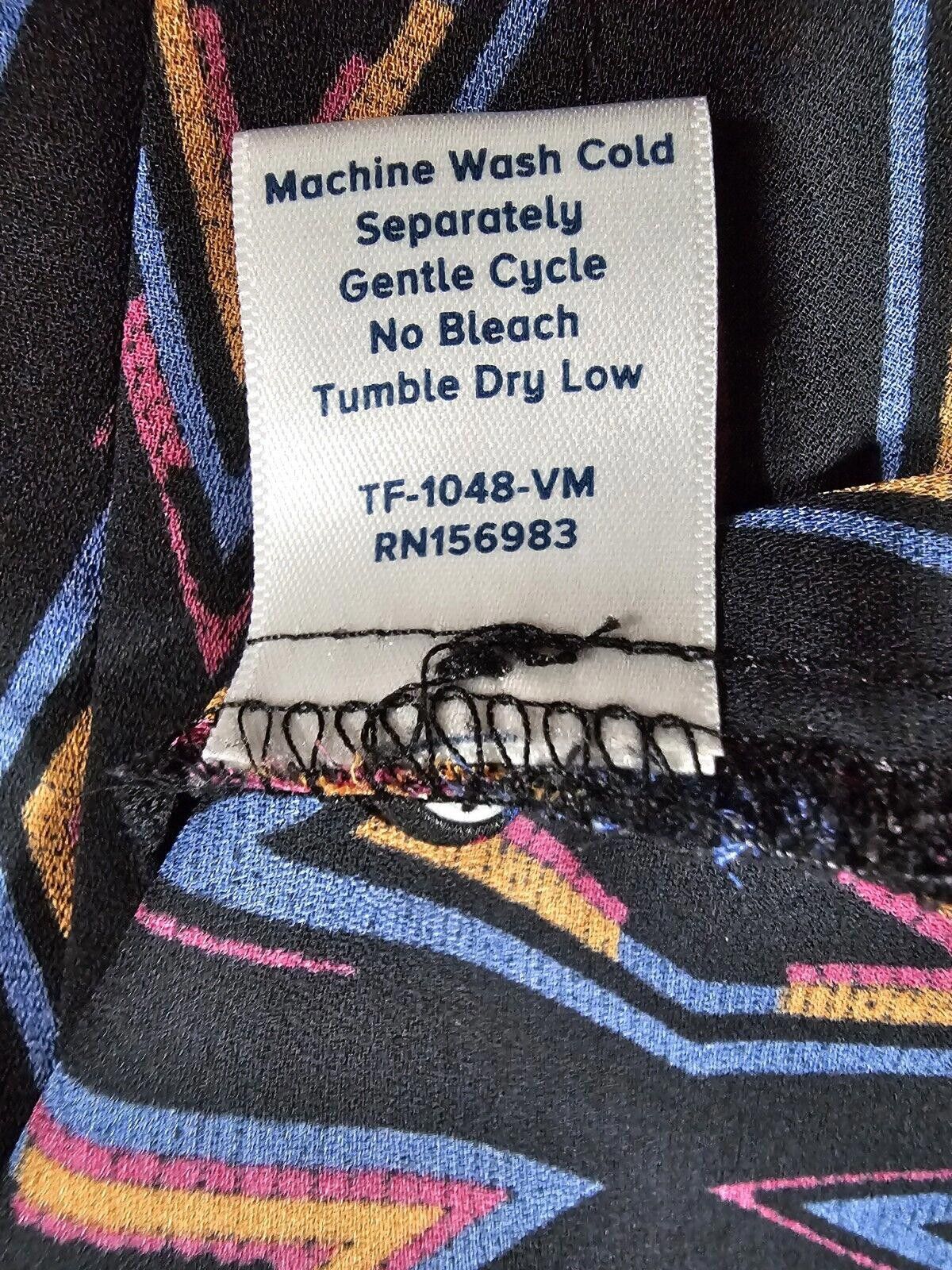 Designer Allison Joy geometric diamonds Medium vneck made in USA Size M / US 6-8 / IT 42-44 - 10 Thumbnail