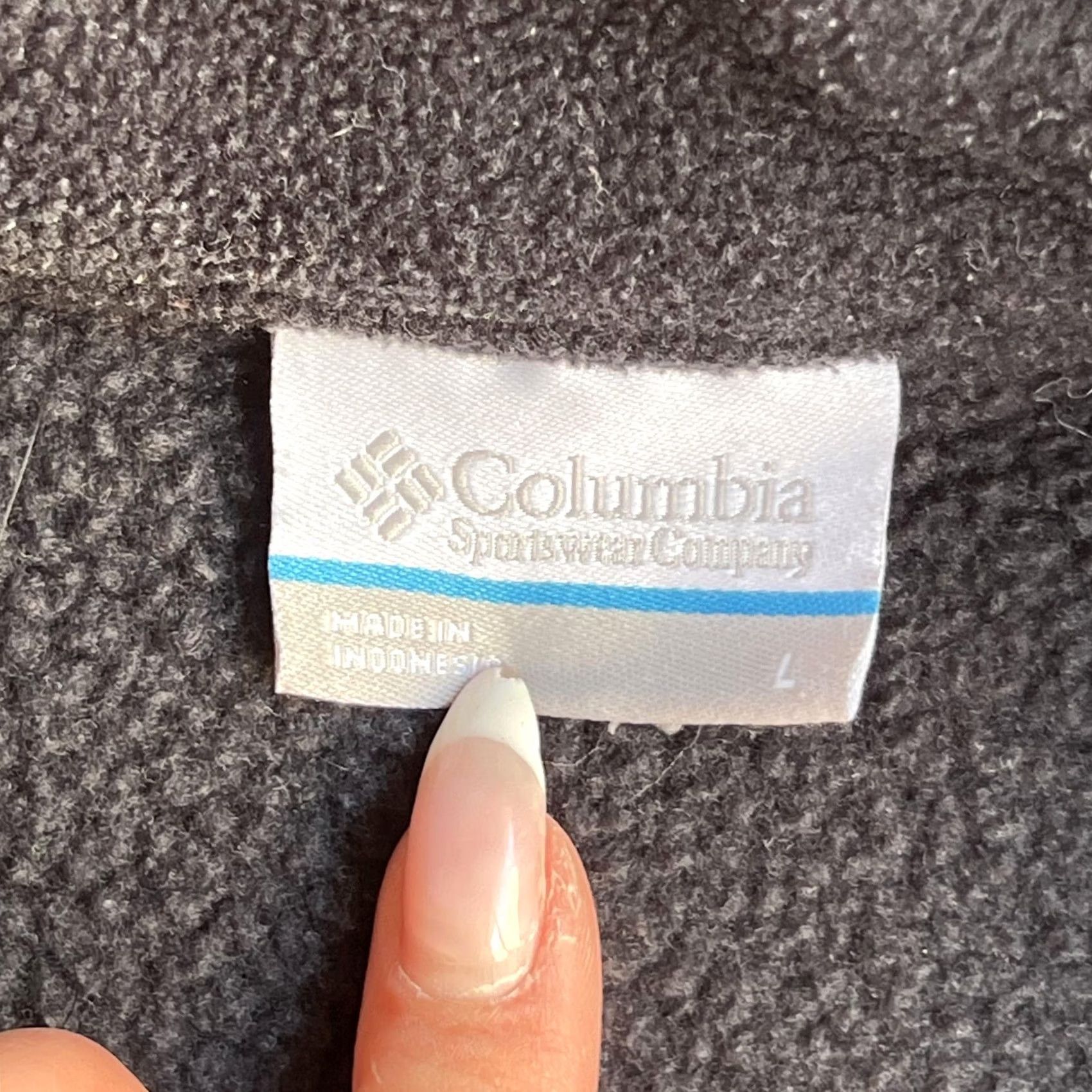 Vintage Columbia Fleece Jacket Womens Large Black Full Zip Pockets Casual Outdoor Cozy Size L / US 10 / IT 46 - 4 Thumbnail